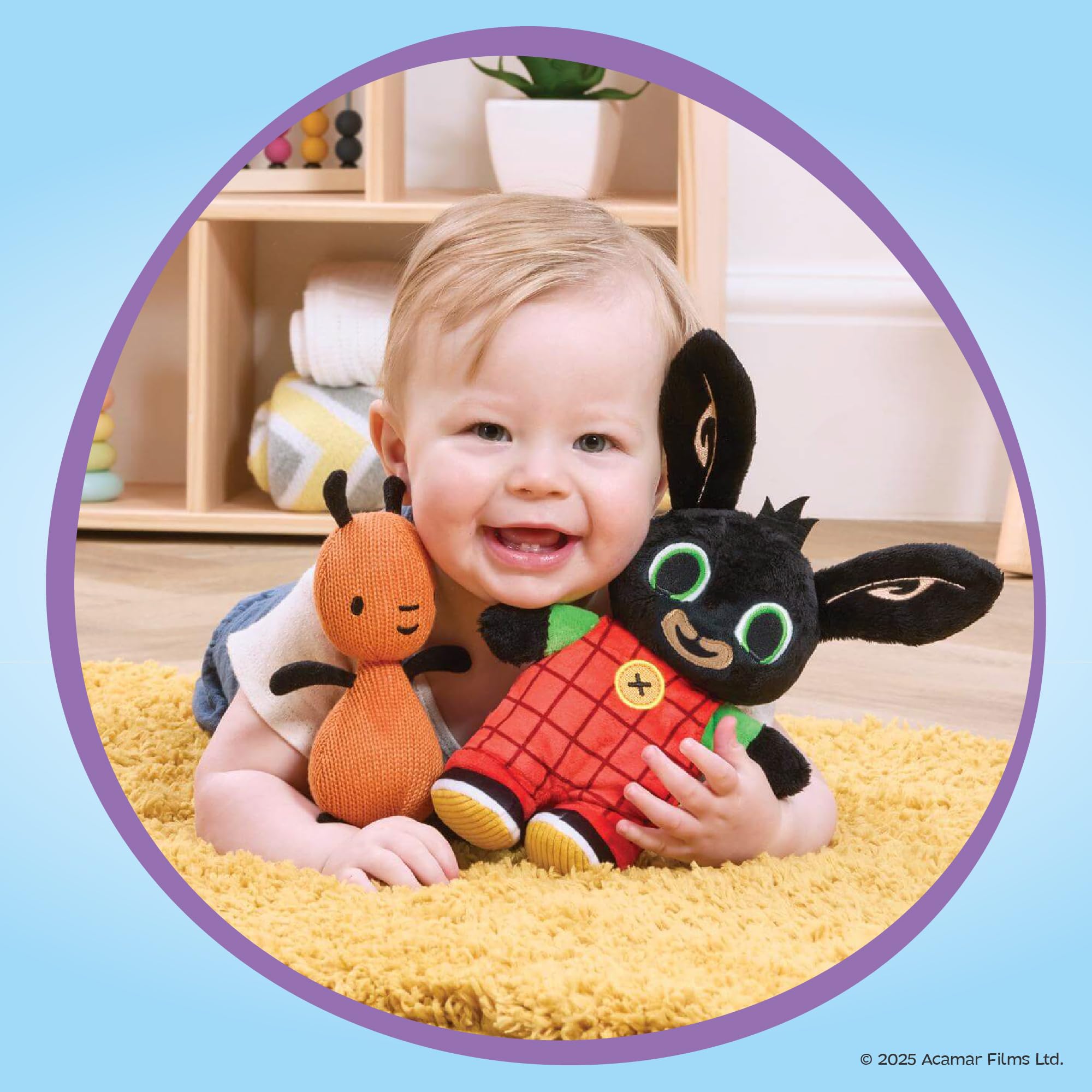 Rainbow Designs Bing & Flop Twin Pack Soft Toys - 2 Super Soft Plush Characters for Toddlers 2