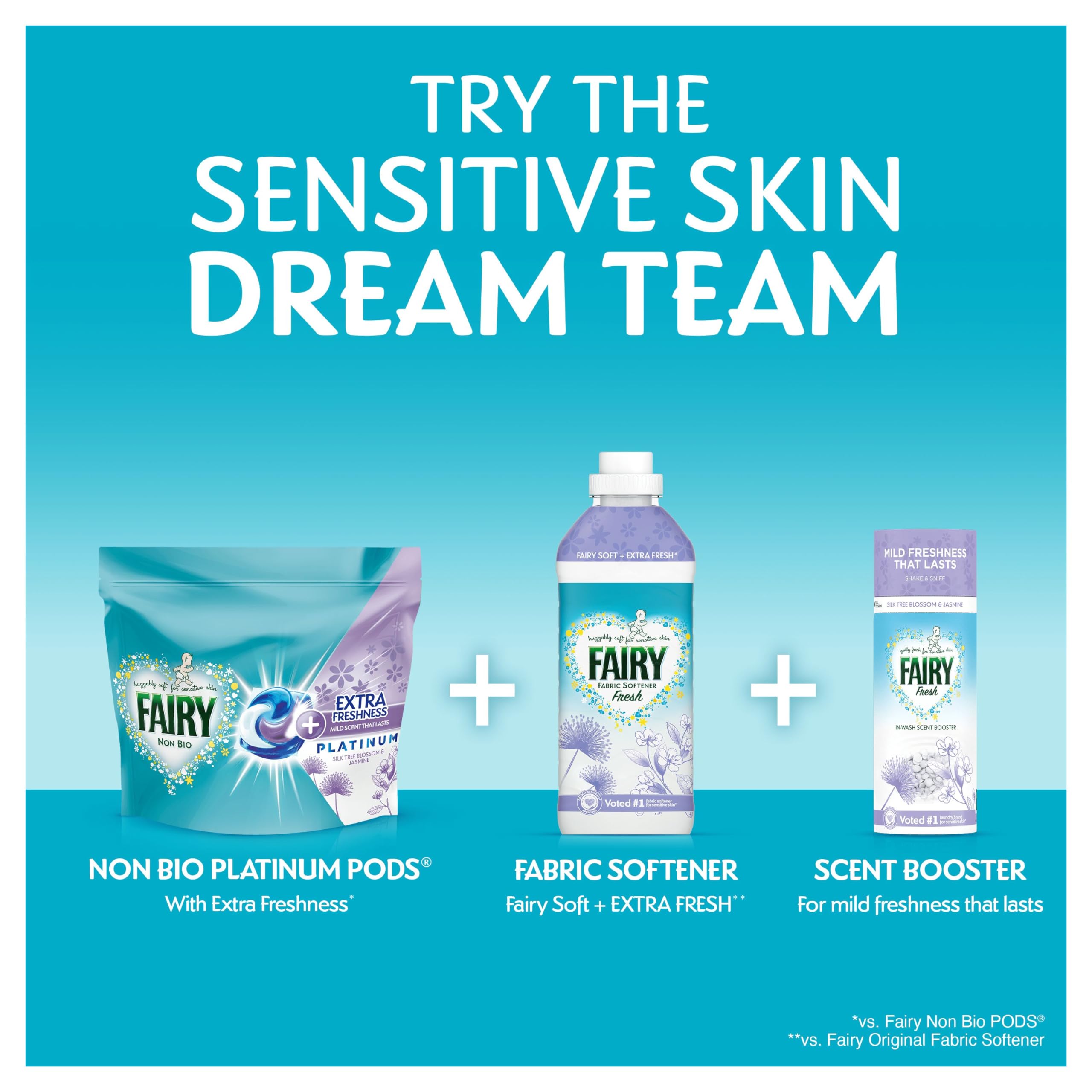 Fairy Non Bio - Silk Tree Blossom & Jasmine In-Wash Scent Booster (495g) 6