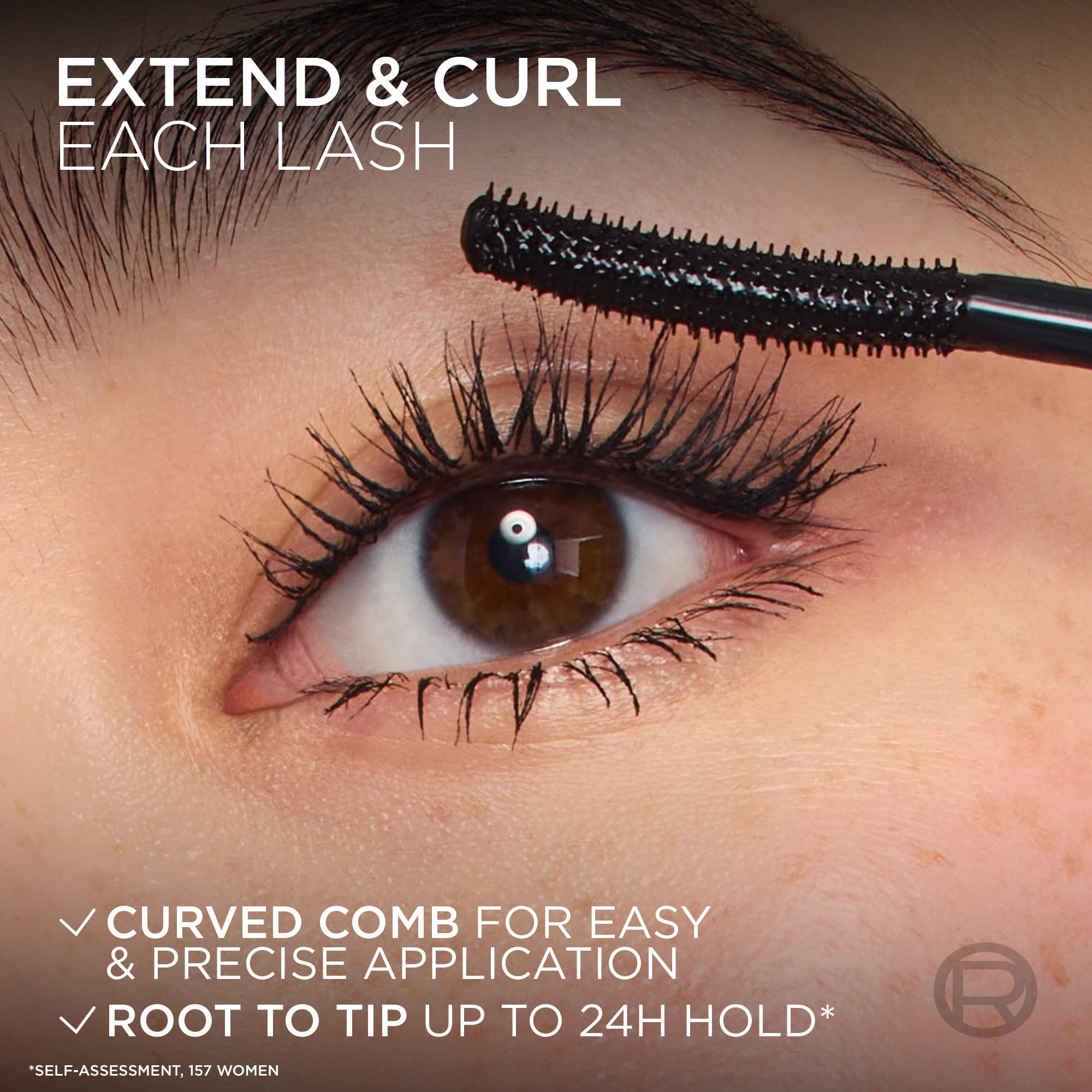 L'Oreal Paris Telescopic Extensionist Mascara - Extended Length, Volume & Curl | Black | 9.9 ml 8