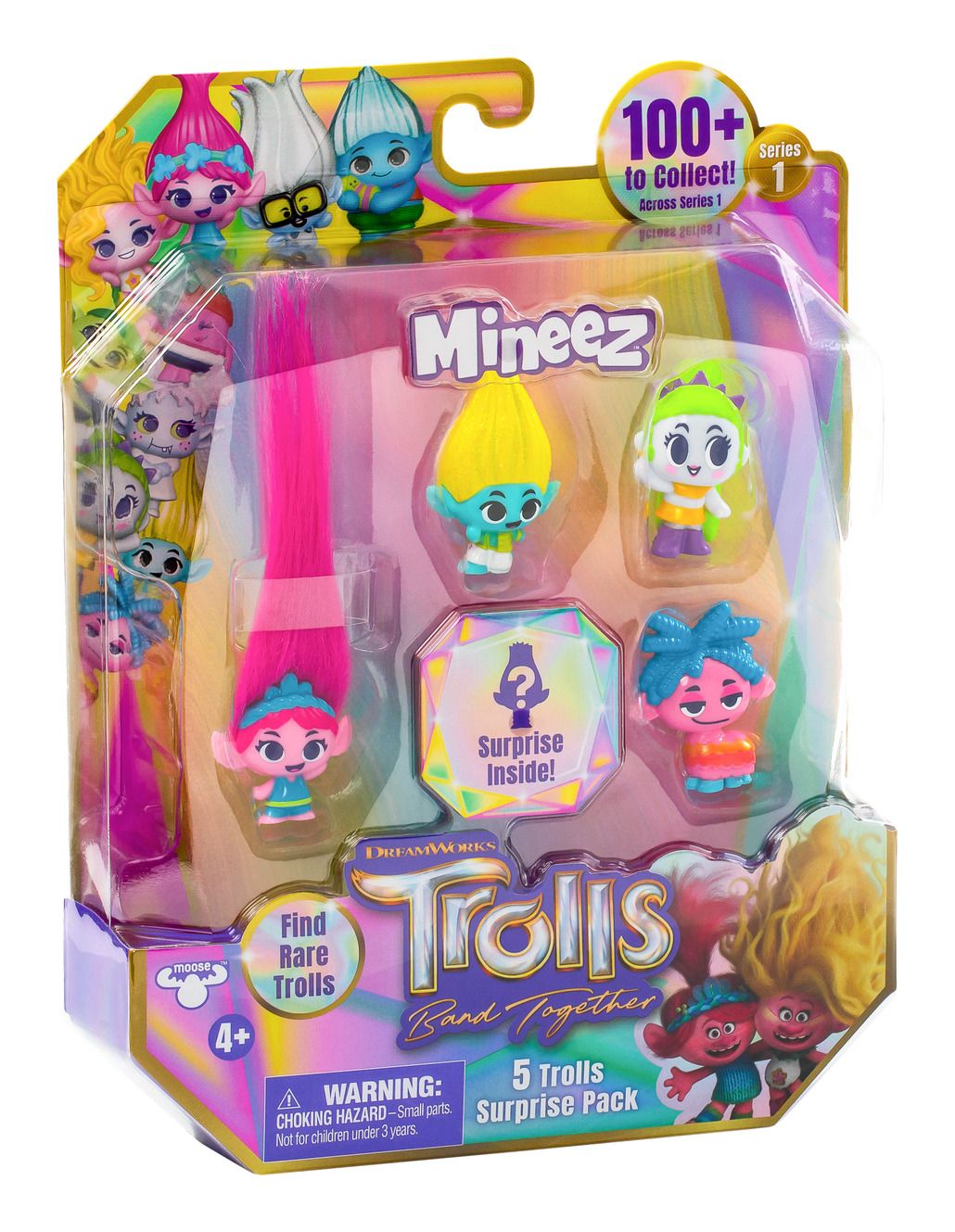 Trolls 24304 DreamWorks Band Together Mineez 5er-Pack, mehrfarbig