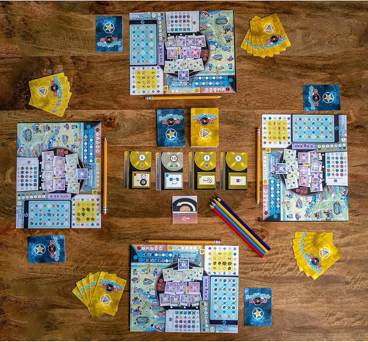 Inside Up Games Draft &amp; Write Records – Musikbrettspiel, Karten-Drafting, Strategiespiel 7