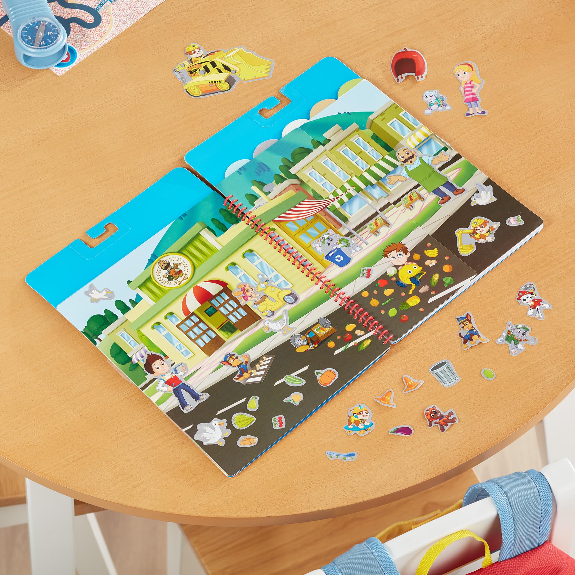 Melissa & Doug PAW Patrol Reusable Stickers Adventure Bay Activity Pad | 164 Stickers 5