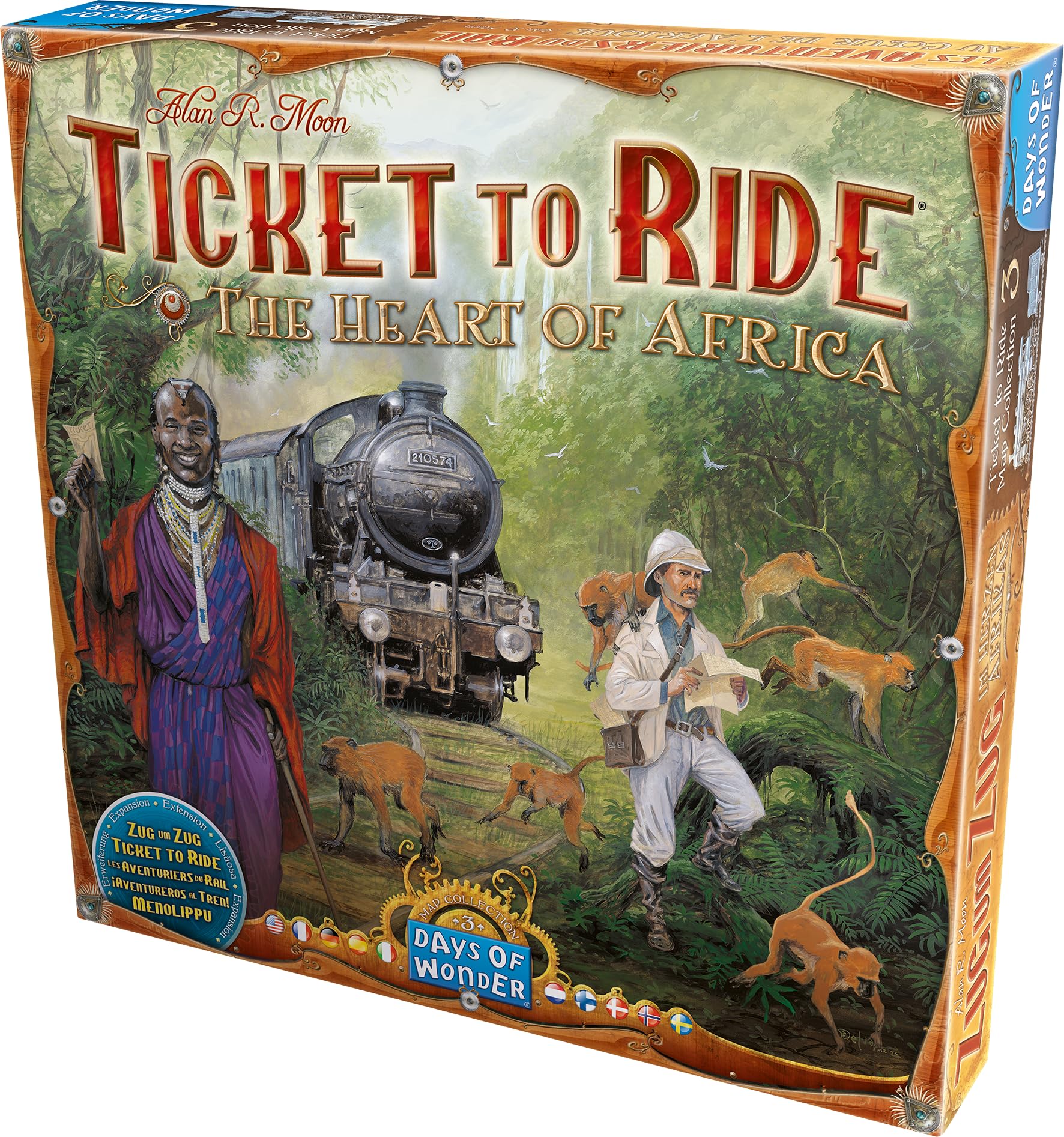 Days of Wonder Ticket to Ride – Das Herz Afrikas – Brettspiel-Erweiterung 8