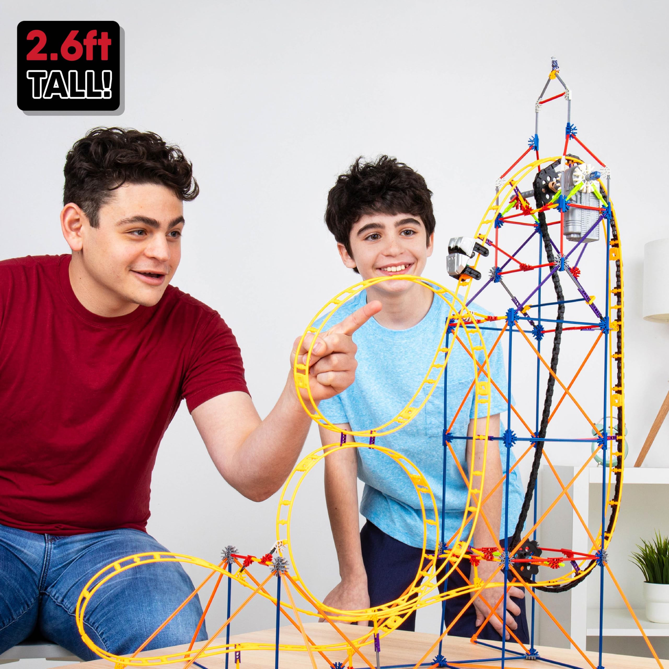K'NEX Amazin' 8 Coaster Building Set - 448 Pieces | Working Roller Coaster | Ages 7+ 4