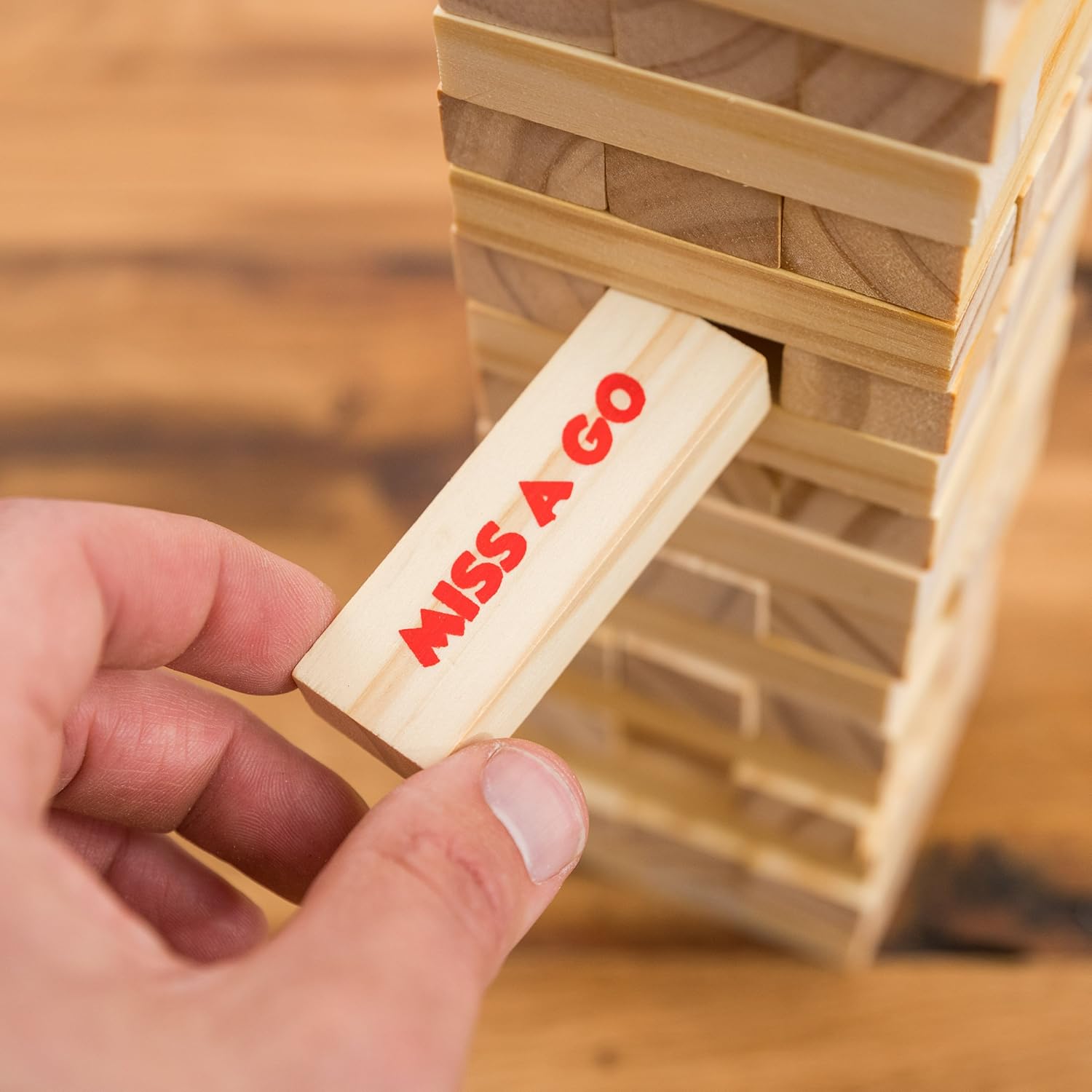 Toyrific Stack and Fall Tumble Tower Game with 54 Wooden Blocks 4