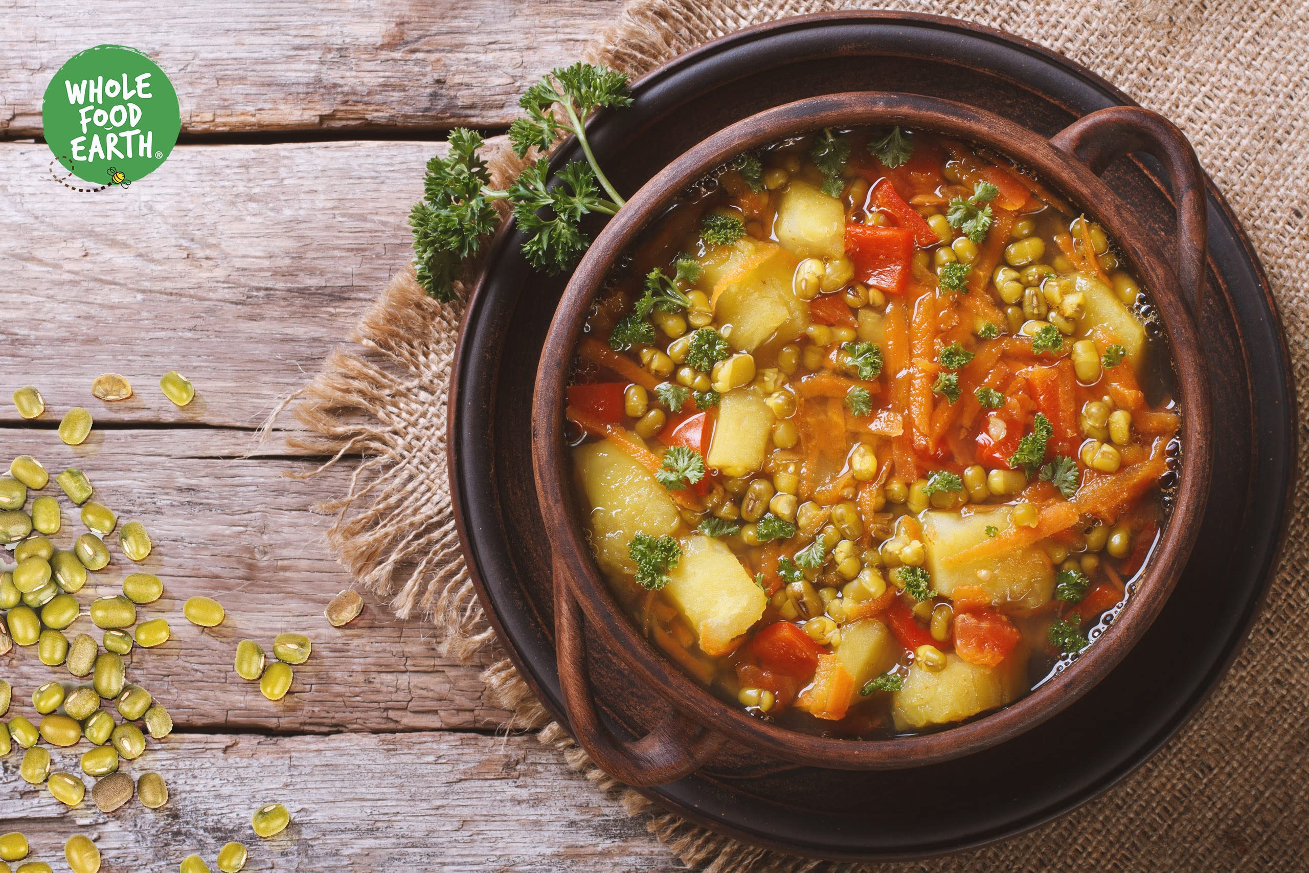 Wholefood Earth Bio-Mungbohnen 500 g | Gentechnikfrei | Vegan | Protein- und ballaststoffreich | Bio-zertifiziert 5