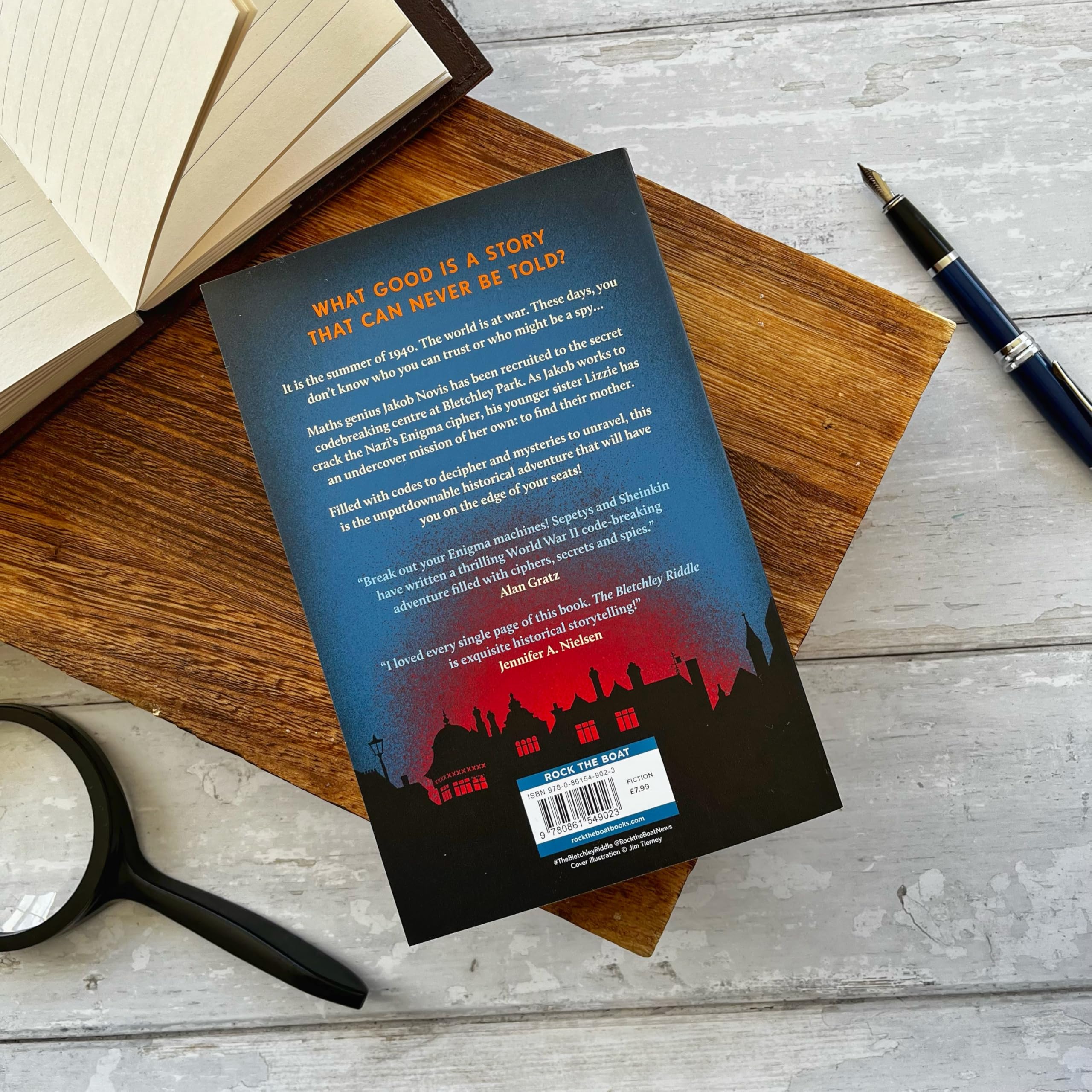 The Bletchley Riddle by Steve Sheinkin & Ruta Sepetys | Historical Military Fiction Paperback 3