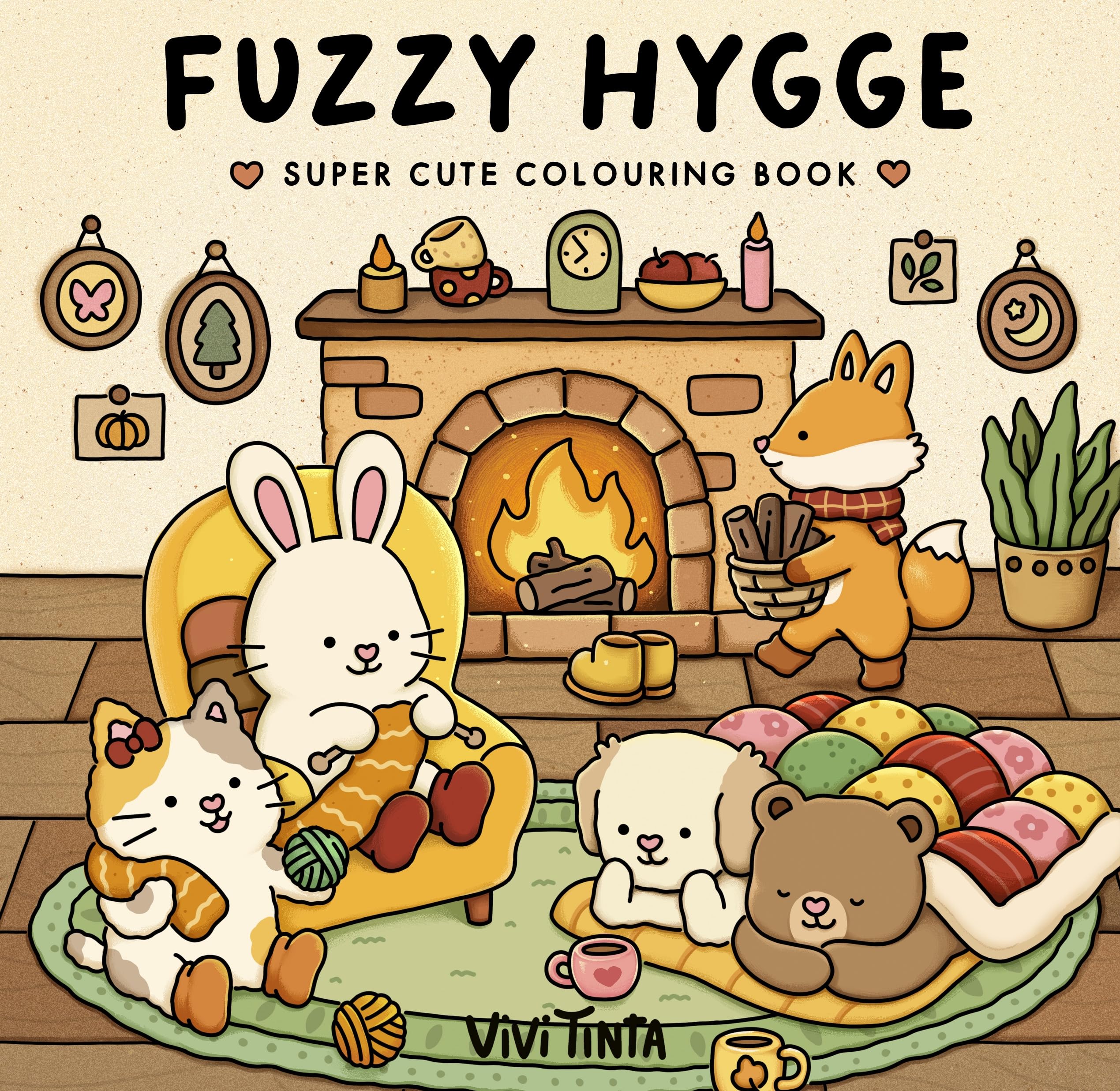 Penguin Fuzzy Hygge: Cute and Cozy Coloring Book for Adults & Teens | Paperback | English