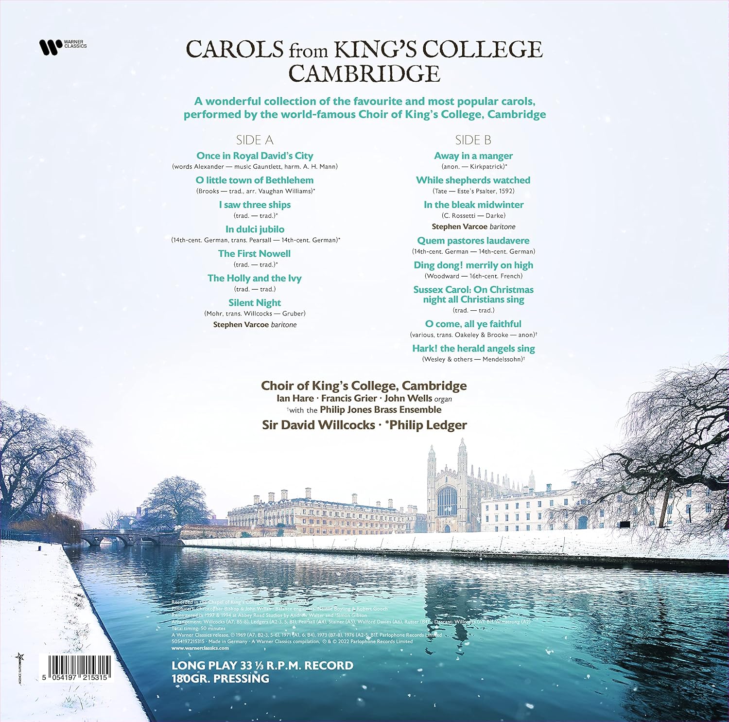 Choir of King's College, Cambridge - Carols from King's College, Cambridge [VINYL] 2