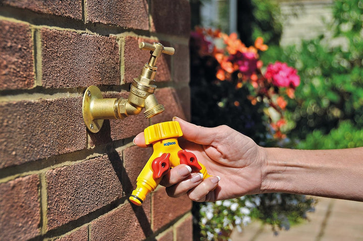 Hozelock Dual Tap Connector for Garden Hoses (HZ22560000)