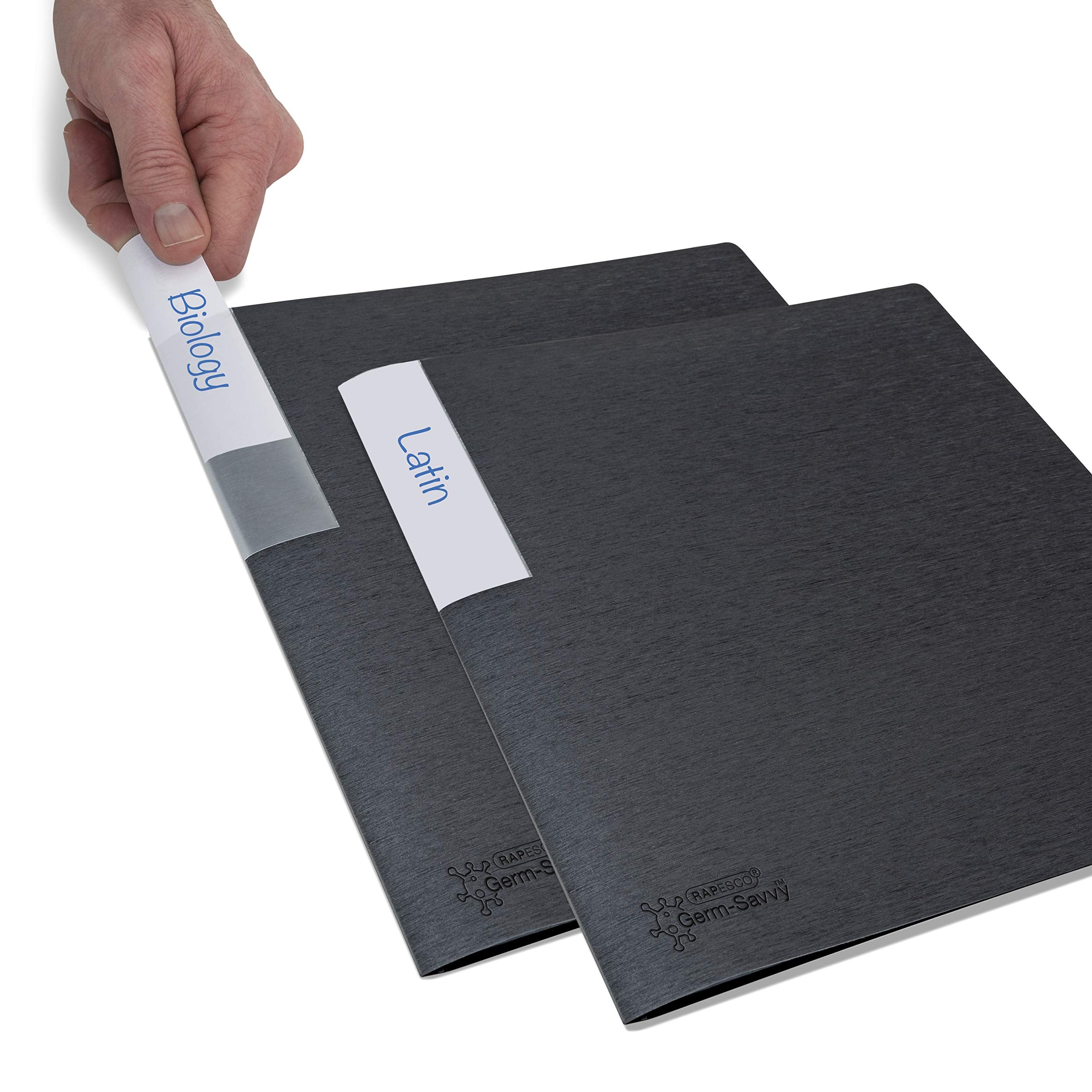 Rapesco 1643 Presentation Folder with Antibacterial Protection, 20 Pockets, 4