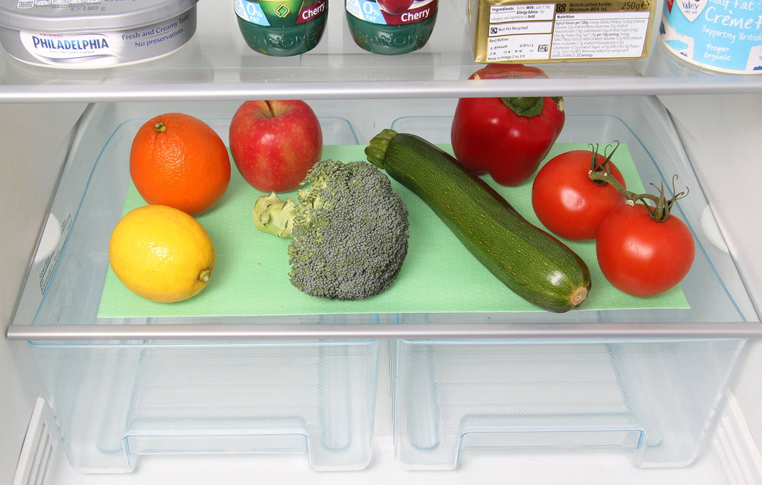 Toastabags Fridge Liner - 2 Pack Reusable Shelf Liners for Kitchen Refrigerator