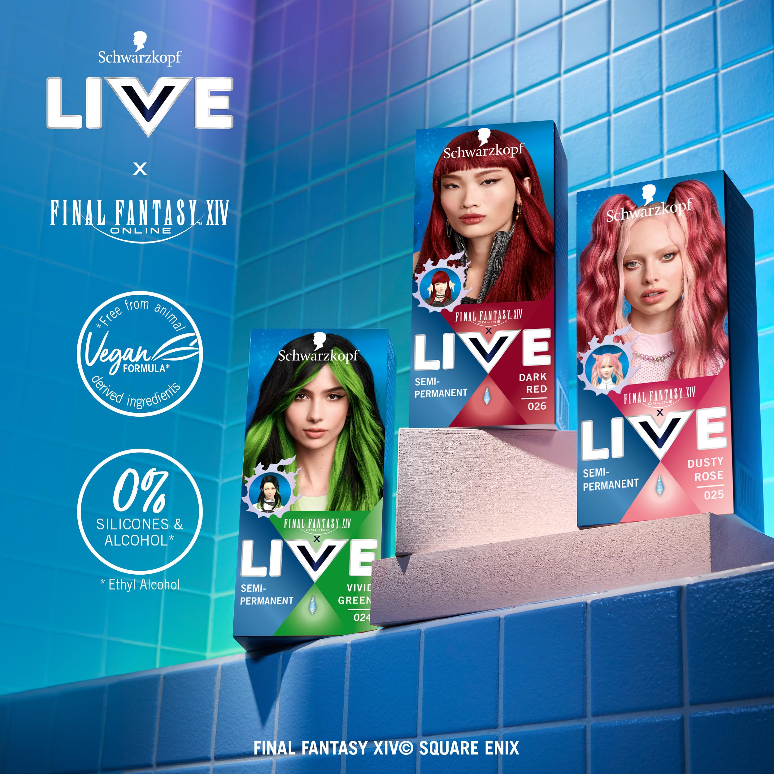 Schwarzkopf LIVE Ultra Brights or Pastels Dark Red 026 - Semi-Permanent Hair Dye (50ml) 8