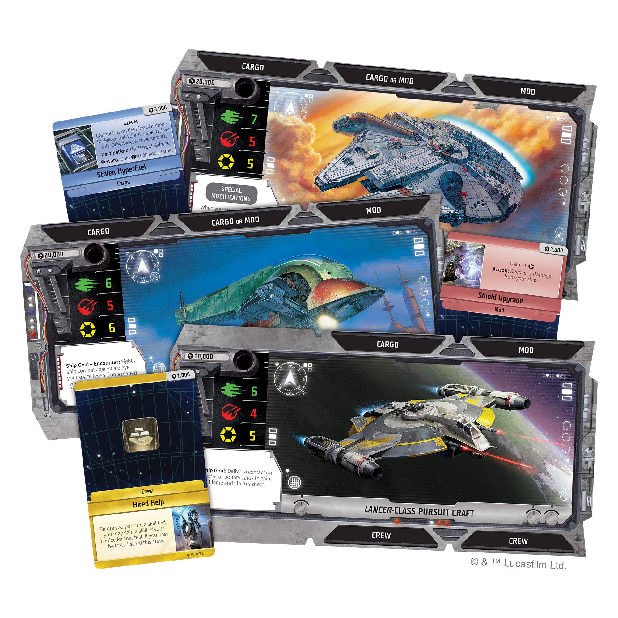 Fantasy Flight Games Star Wars: Outer Rim Brettspiel 4
