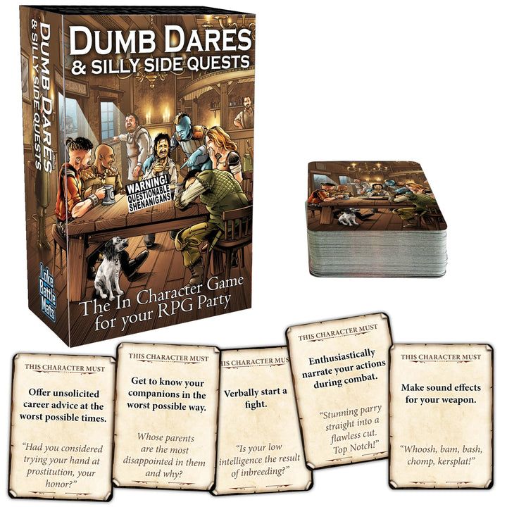 Loke Battlemats Dumb Dares & Silly Side Quests Card Game