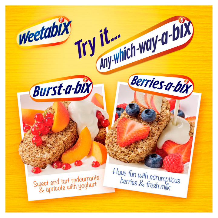 Weetabix - Breakfast Biscuits Packed with Fibre, High in Vitamin D, Low Sugar & Salt, 12 Biscuits (215g)