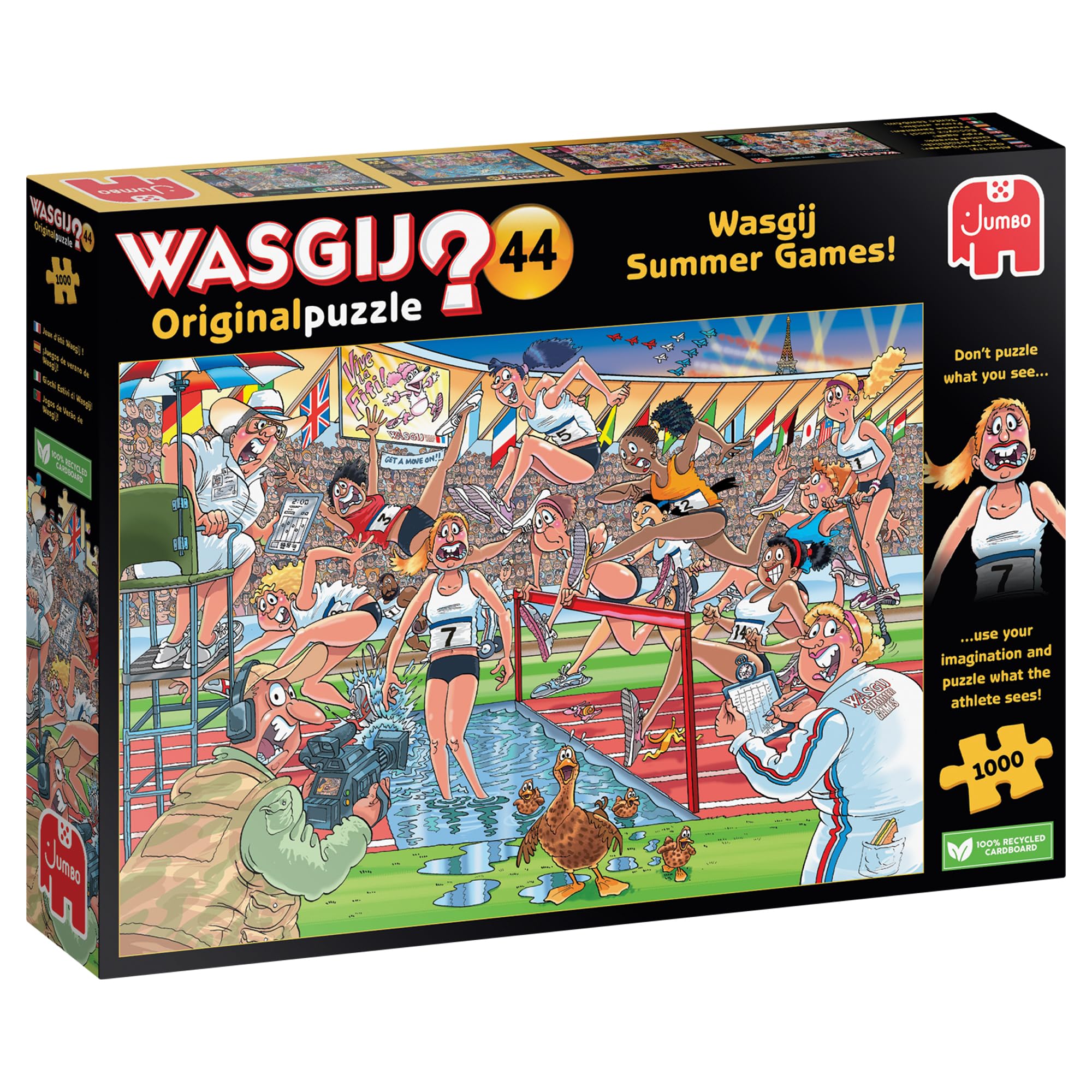 Jumbo Wasgij Original 44 Summer Games - 1000 Piece Adult Jigsaw Puzzle | 68 x 49 cm 1