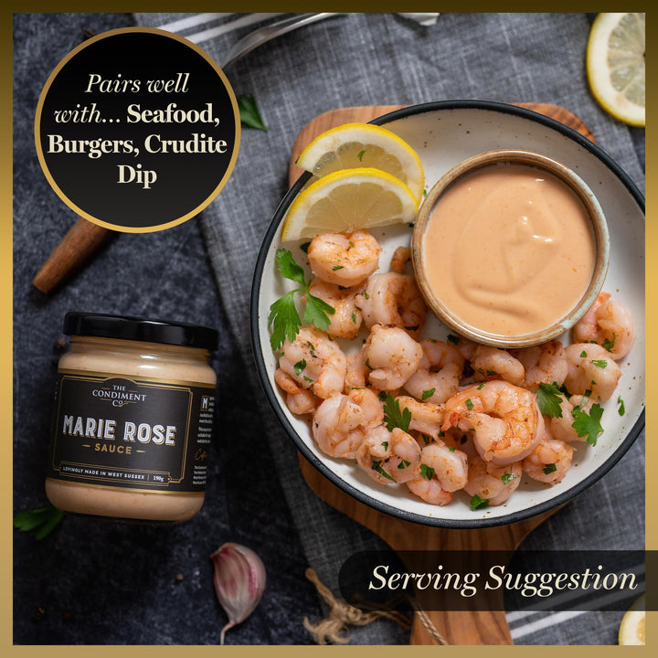 The Condiment Company Marie Rose Sauce 190g - Creamy Gluten-Free Cocktail Sauce