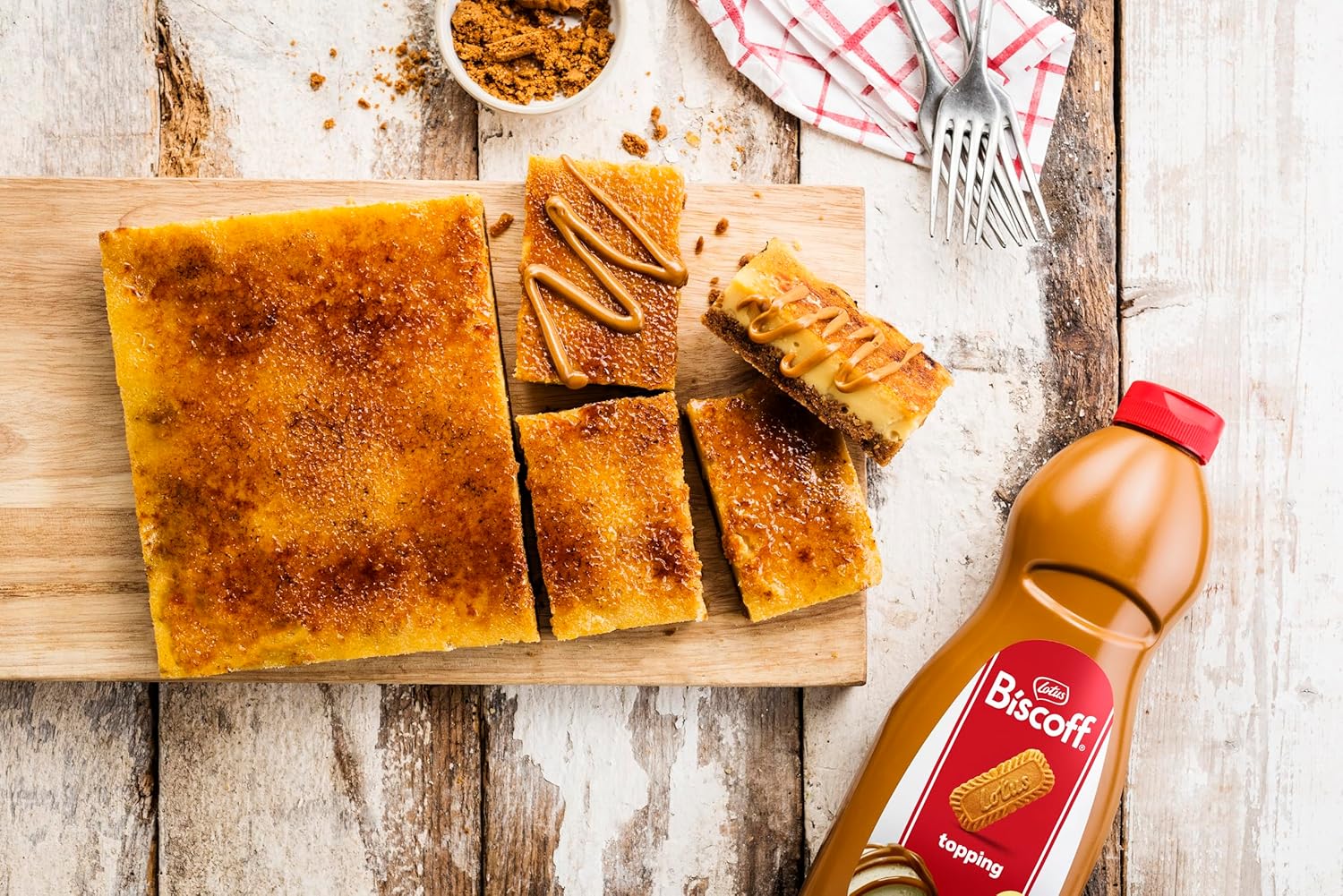 Biscoff – Süßer Brotaufstrich – Karamellisierter Keksgeschmack – 1-Liter-Quetschflasche 6