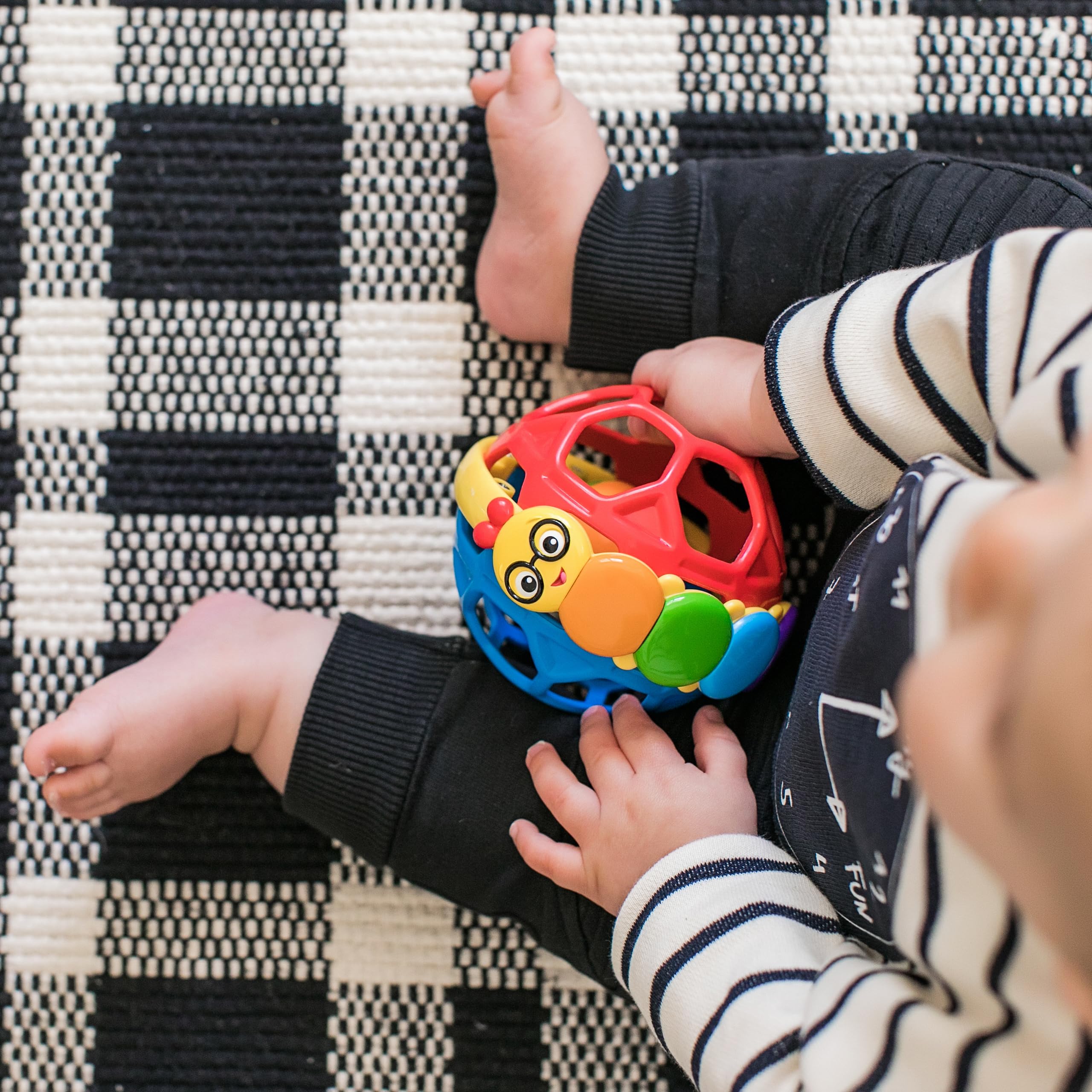 Baby Einstein Bendy Ball Rattle - Soft Flexible Grasp Toy | Ages 3 Months+ | BPA-free 2