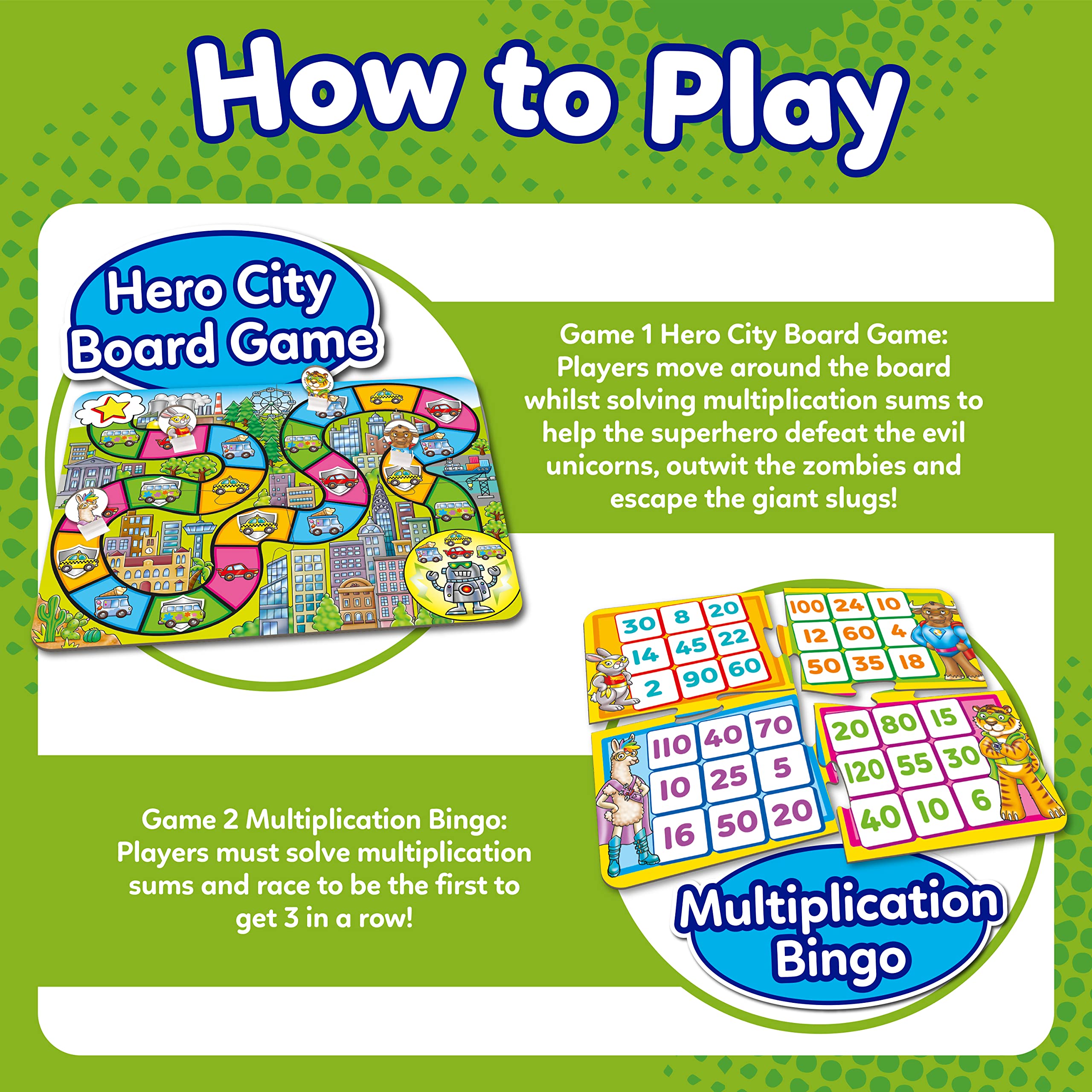 Orchard Toys Times Tables Heroes Maths Game 14