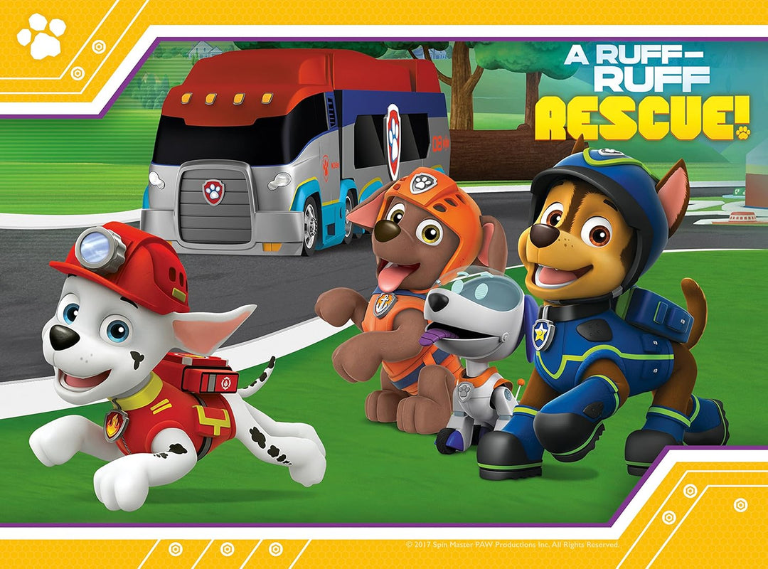 Ravensburger Paw Patrol 4-in-1 Puzzle Set - 12, 16, 20, 24 Piece Jigsaw Puzzles for Kids 3+
