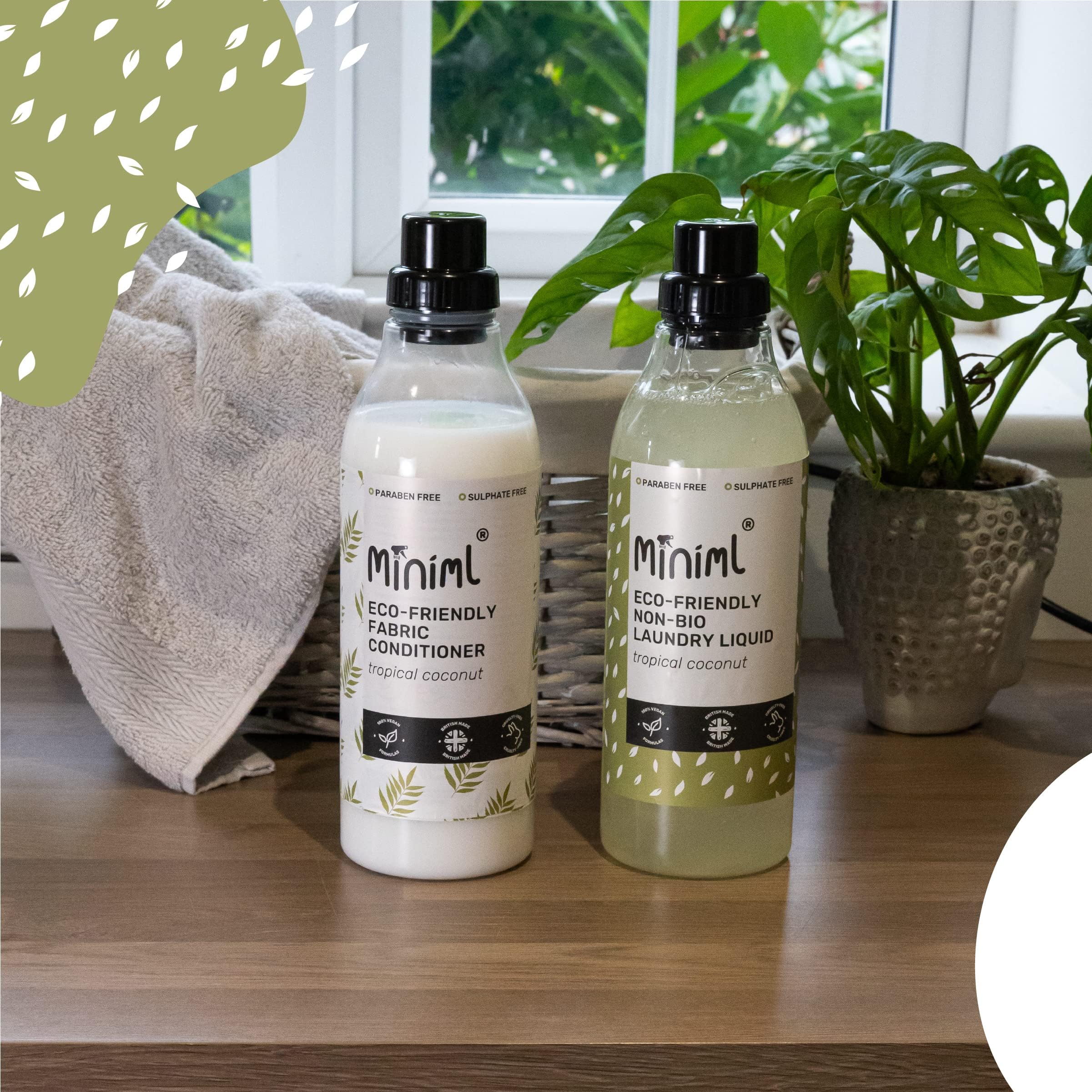 Miniml - Öko-Weichspüler &amp; Conditioner 1L Flasche Tropical Coconut 4