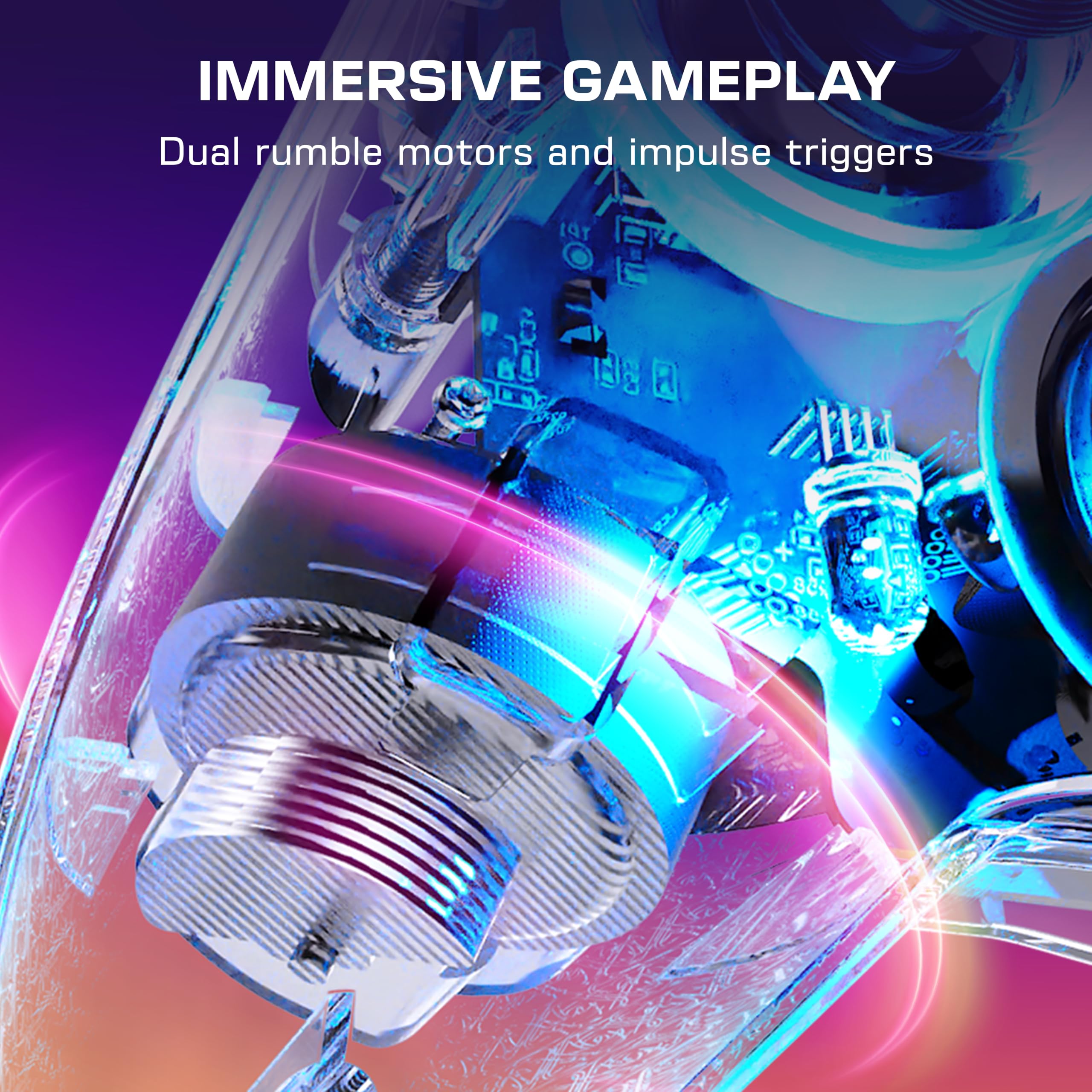 Turtle Beach Afterglow Clear Wired RGB Gaming Controller [PC] 7