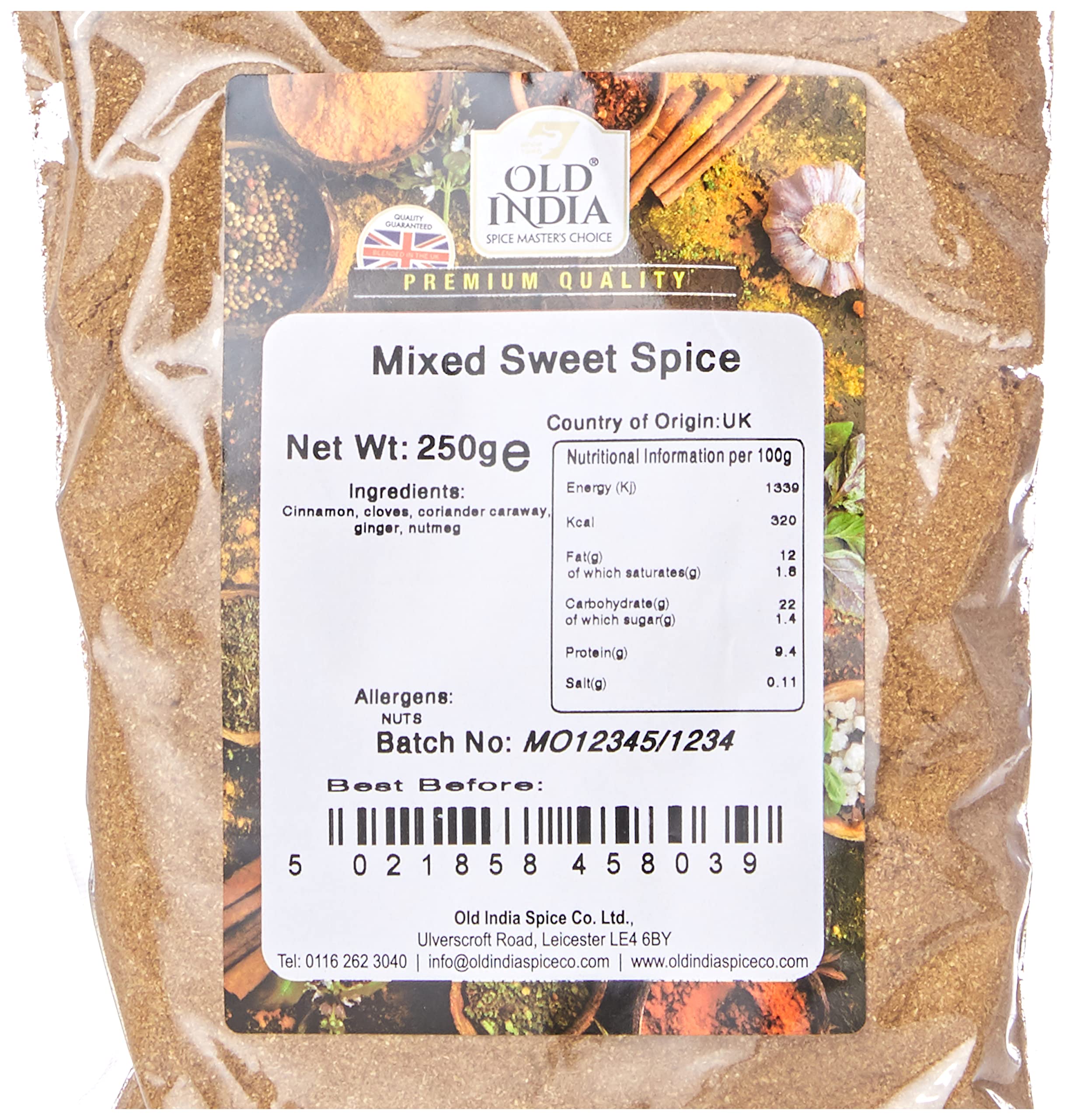 Old India Mixed Sweet Spice Powder - 250g | Natural & Additive Free 2