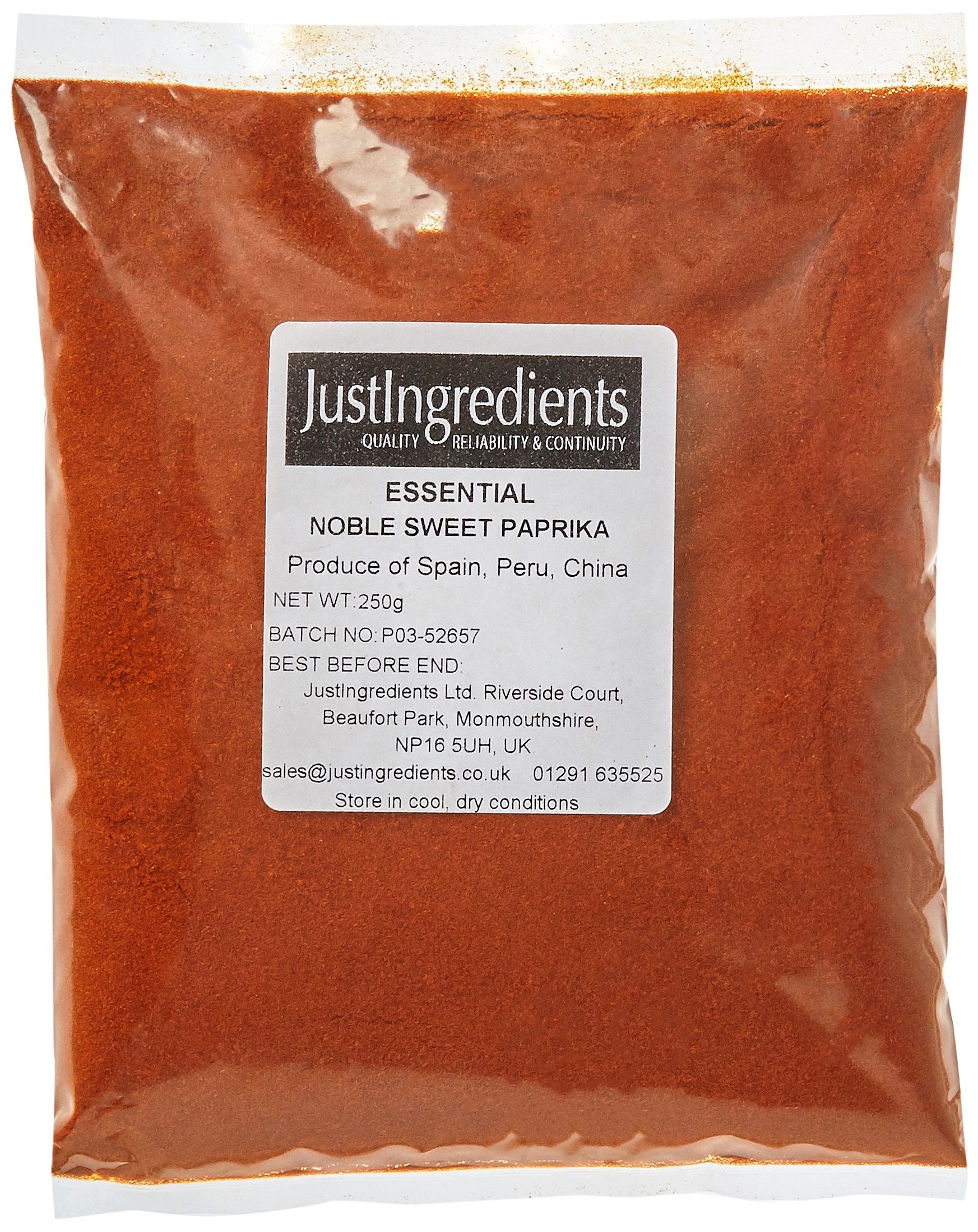 JustIngredients Paprika Edelsüß 250g