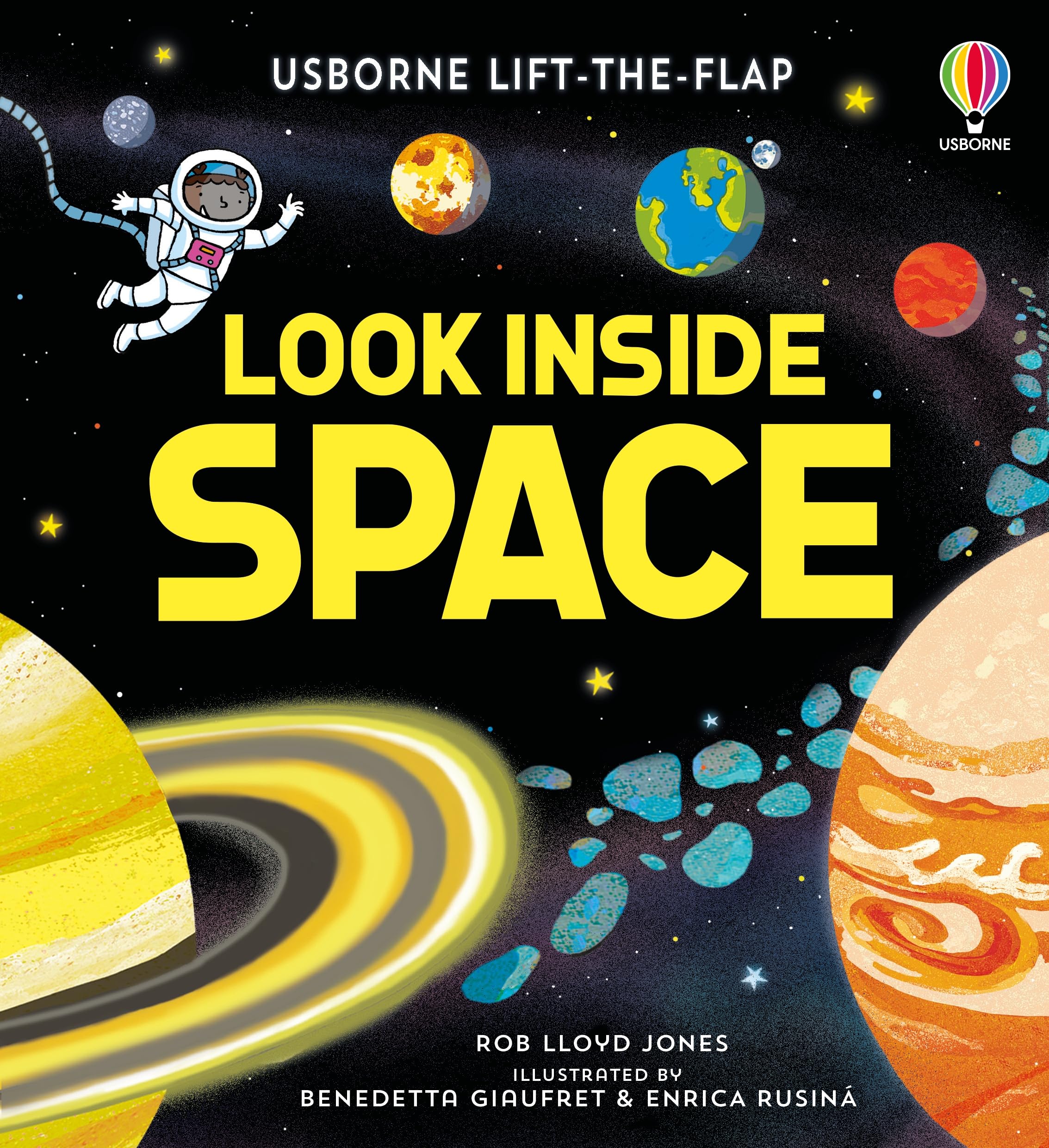 Usborne Look Inside Space - Interactive Lift-the-Flap Book for Ages 5-7 | 14 Pages
