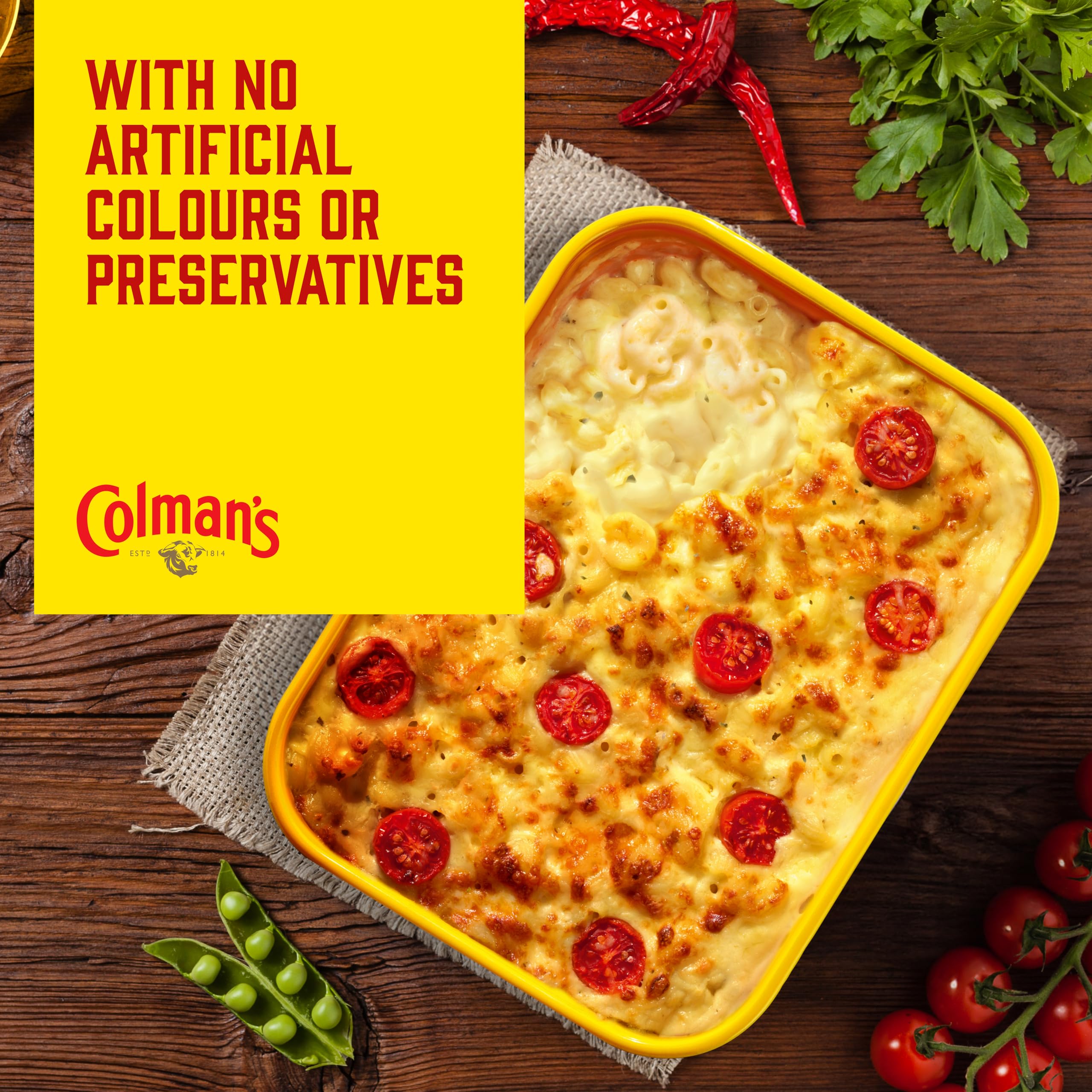 Colman's Classic Comforts One Pot Mac and Cheese Meal Maker Mix | 4 Servings | 40g 4