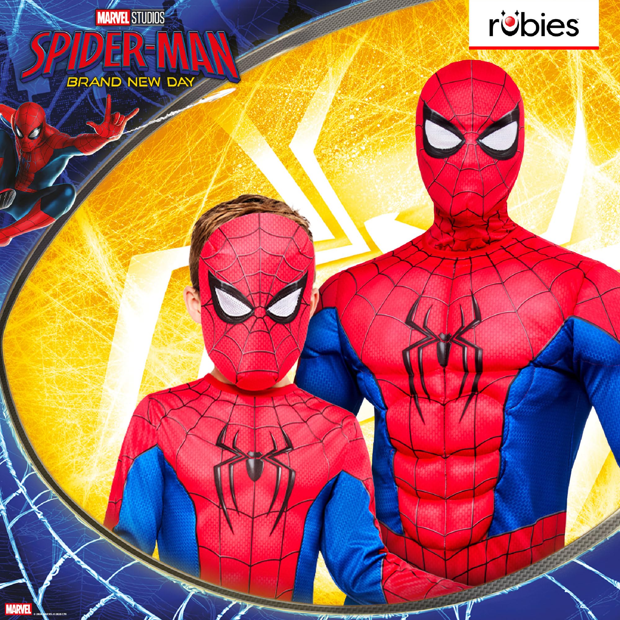 Rubies Spider-Man Brand New Day Deluxe Costume - Adult Men's Medium 5