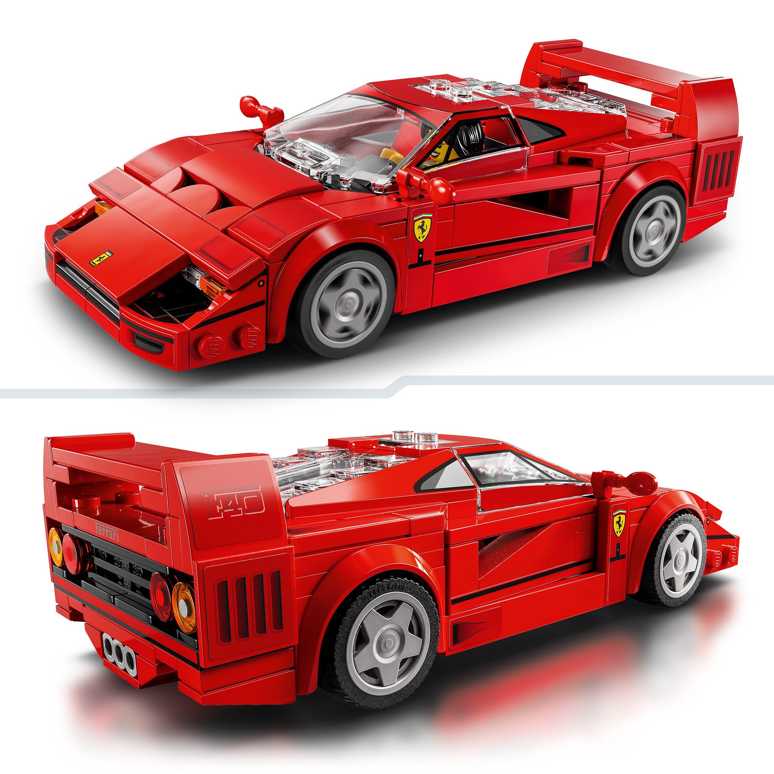 LEGO Speed Champions Ferrari F40 Supercar Building Set - Ages 9+ 3
