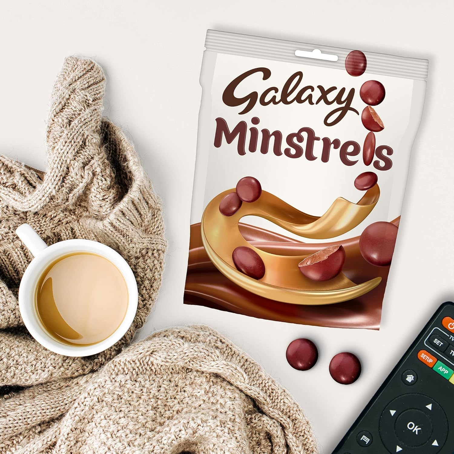 Galaxy Minstrels Milk Chocolate Pouch Bag 118g 5
