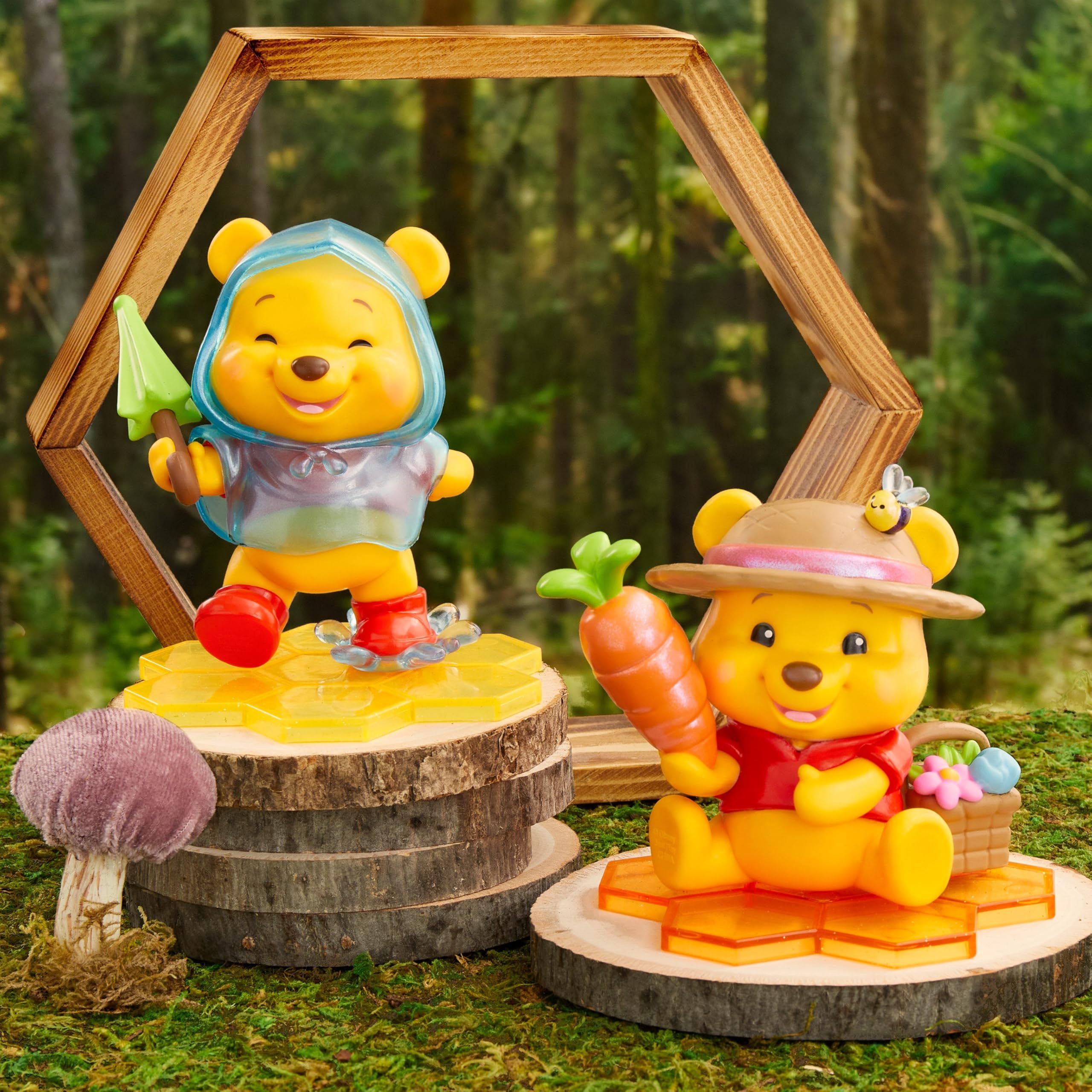 Just Play HAPPY HAUL Winnie the Pooh Hunny Crew Designer Figure | Surprise Collectible | Ages 8+