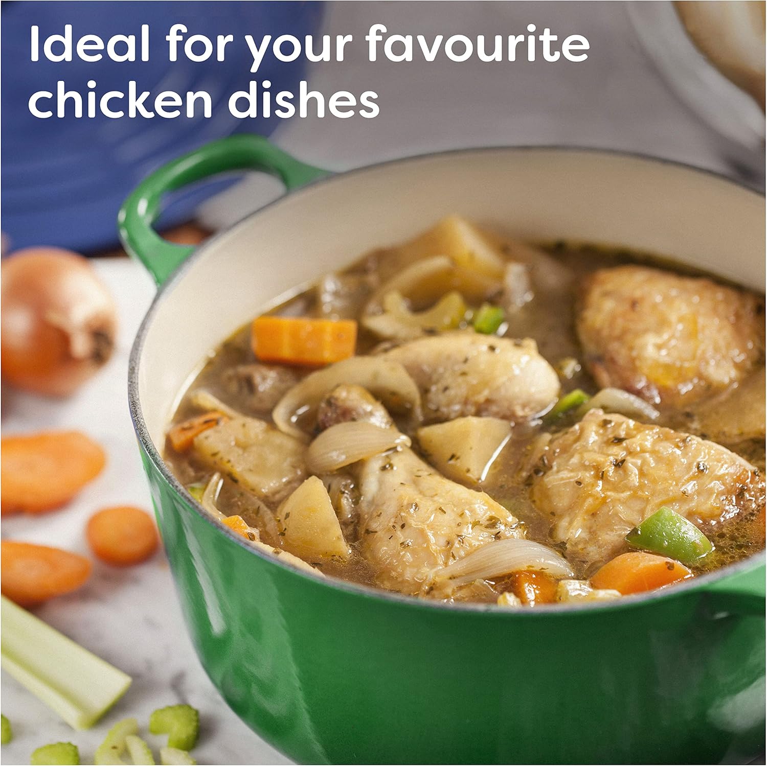 Knorr Zero Salt Chicken Stock Cubes - Pack of 8, Gluten-Free, Lactose-Free 6