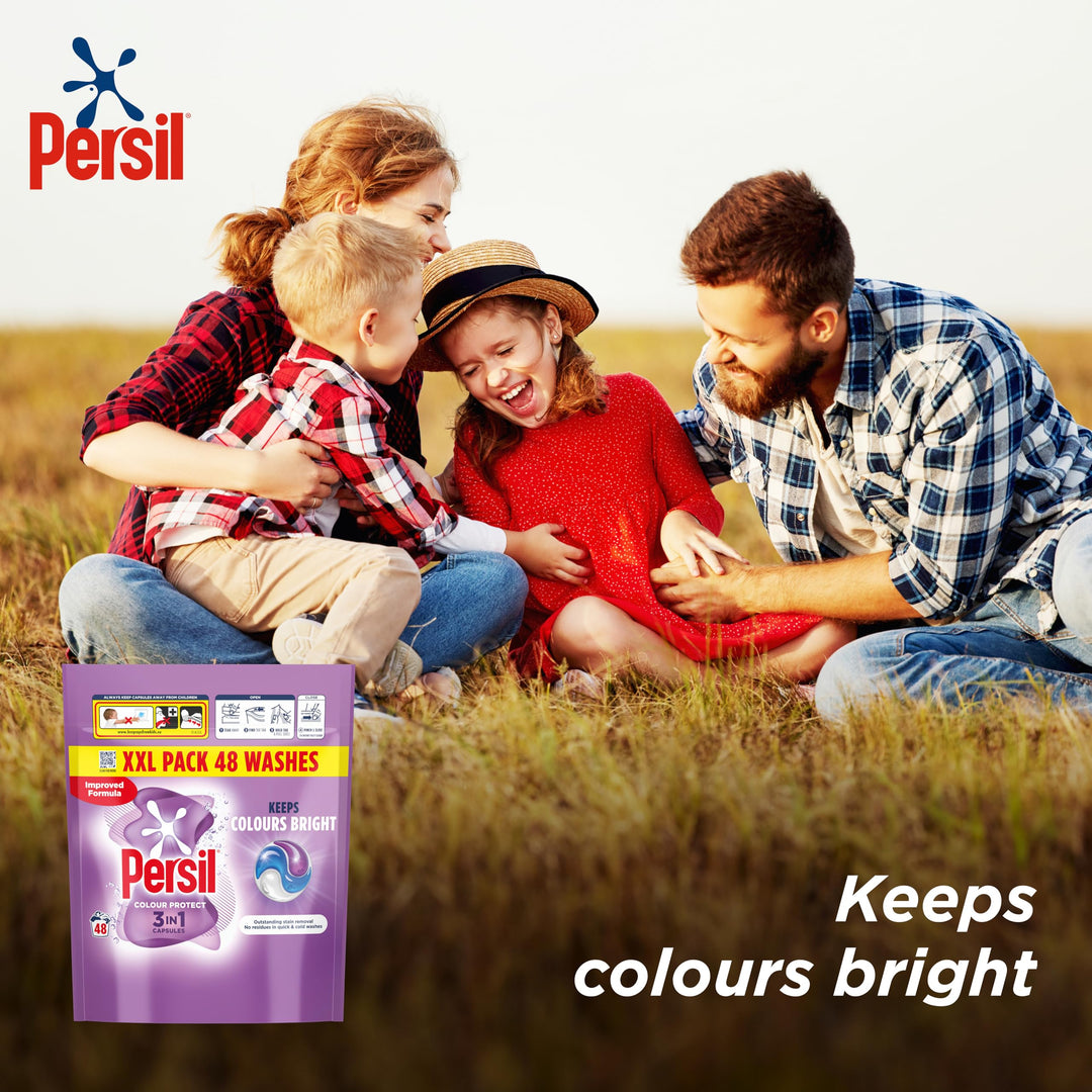 Persil - Colour Protect 3 in 1 Washing Capsules 48 Washes