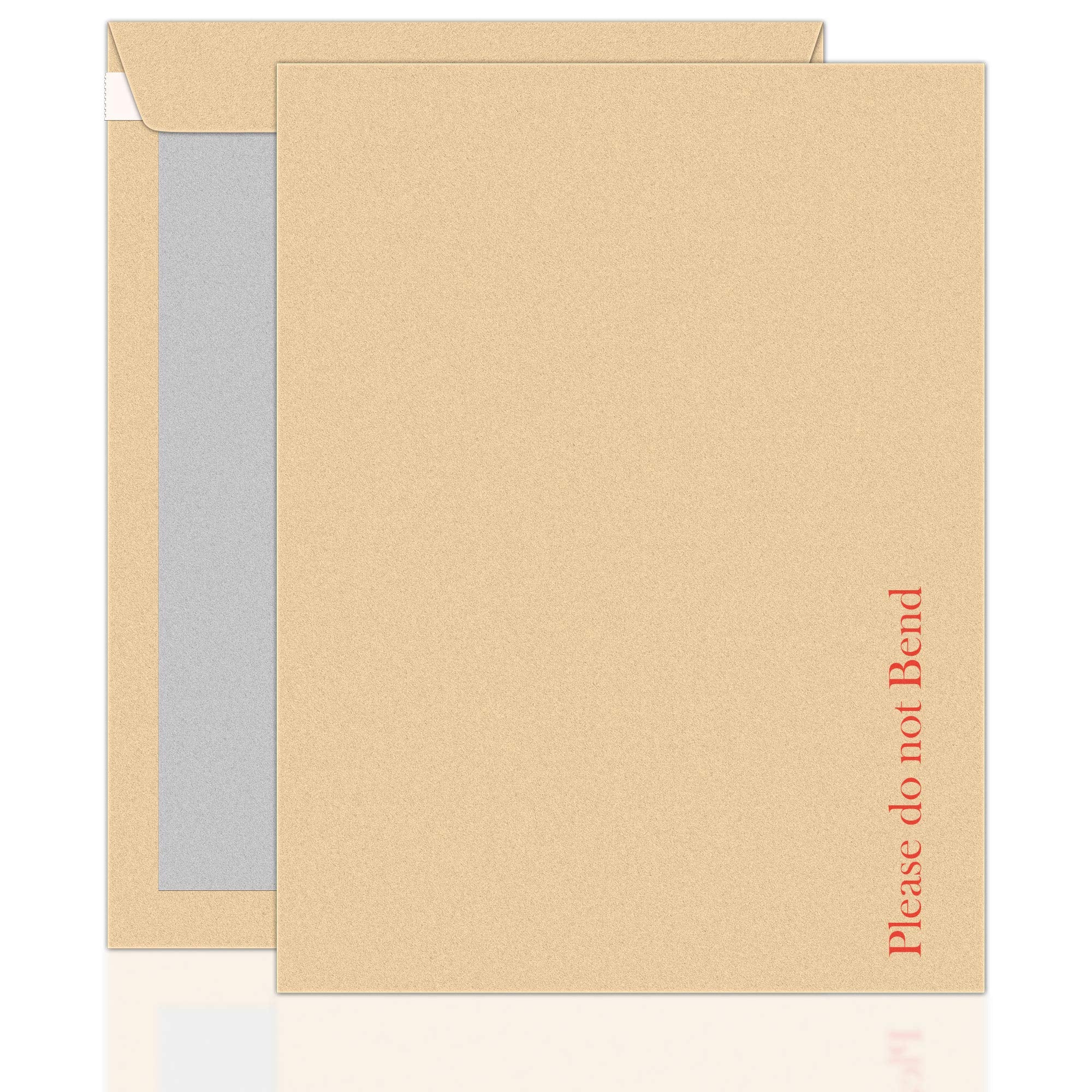 iSOUL 20 Pcs A5 C5 Hard Board Backed Envelopes | 229mm x 162mm Manilla | Peel & Seal 6