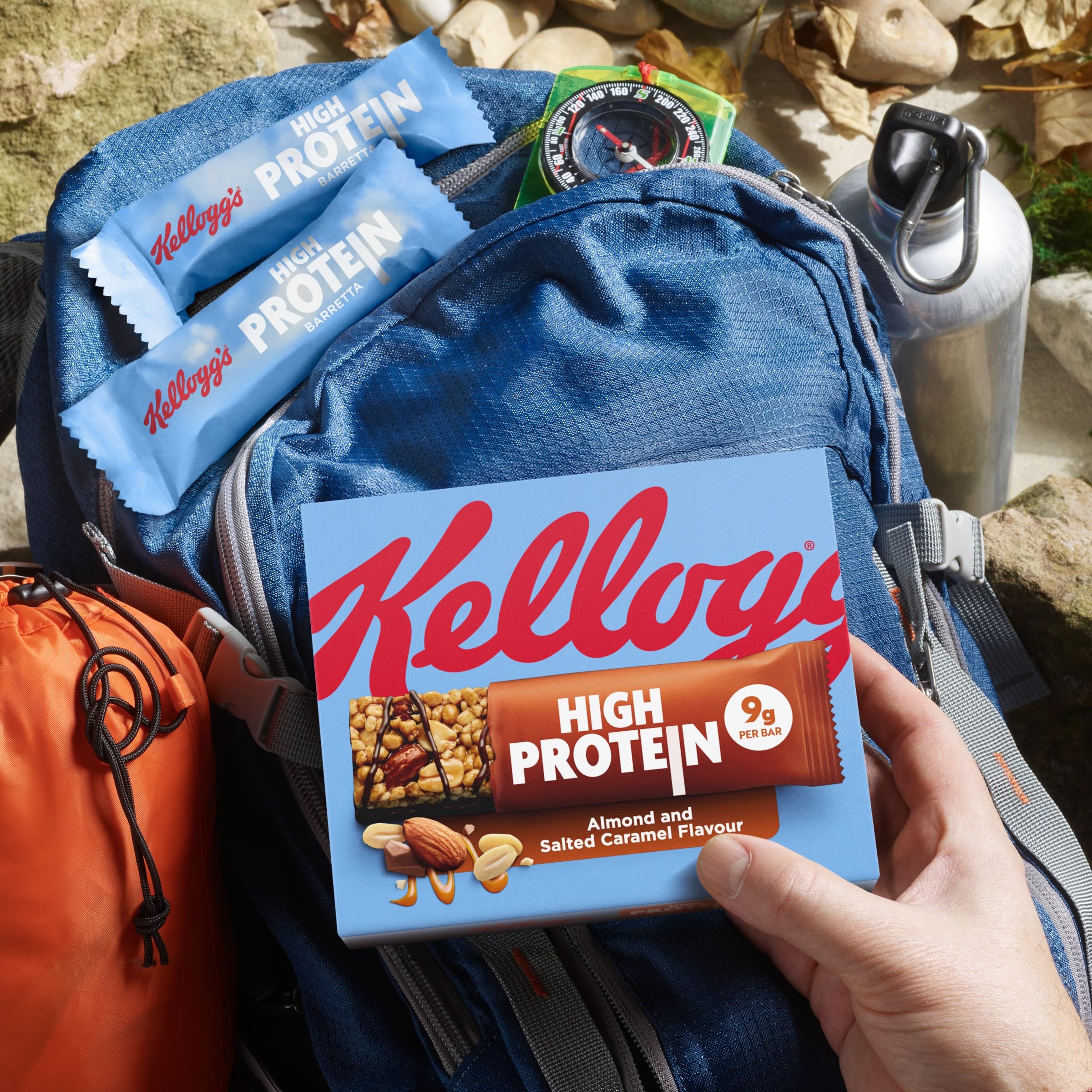 Kellogg’s High Protein Salted Caramel + Almond Snack Bar (4 x 35g) 4