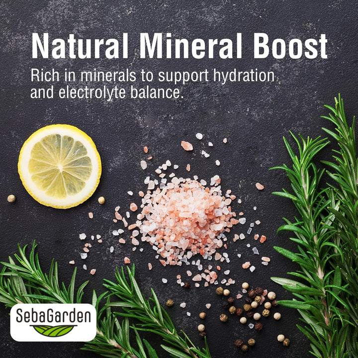 Seba Garden - 100% Pure Himalayan Pink Salt (Extra Fine, 1kg Resealable Doypack)