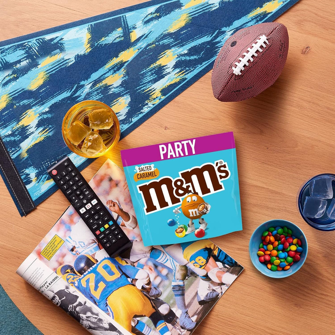 M&M's Salted Caramel & Milk Chocolate Party Bulk Bag - 800g Chocolate Snack Gift