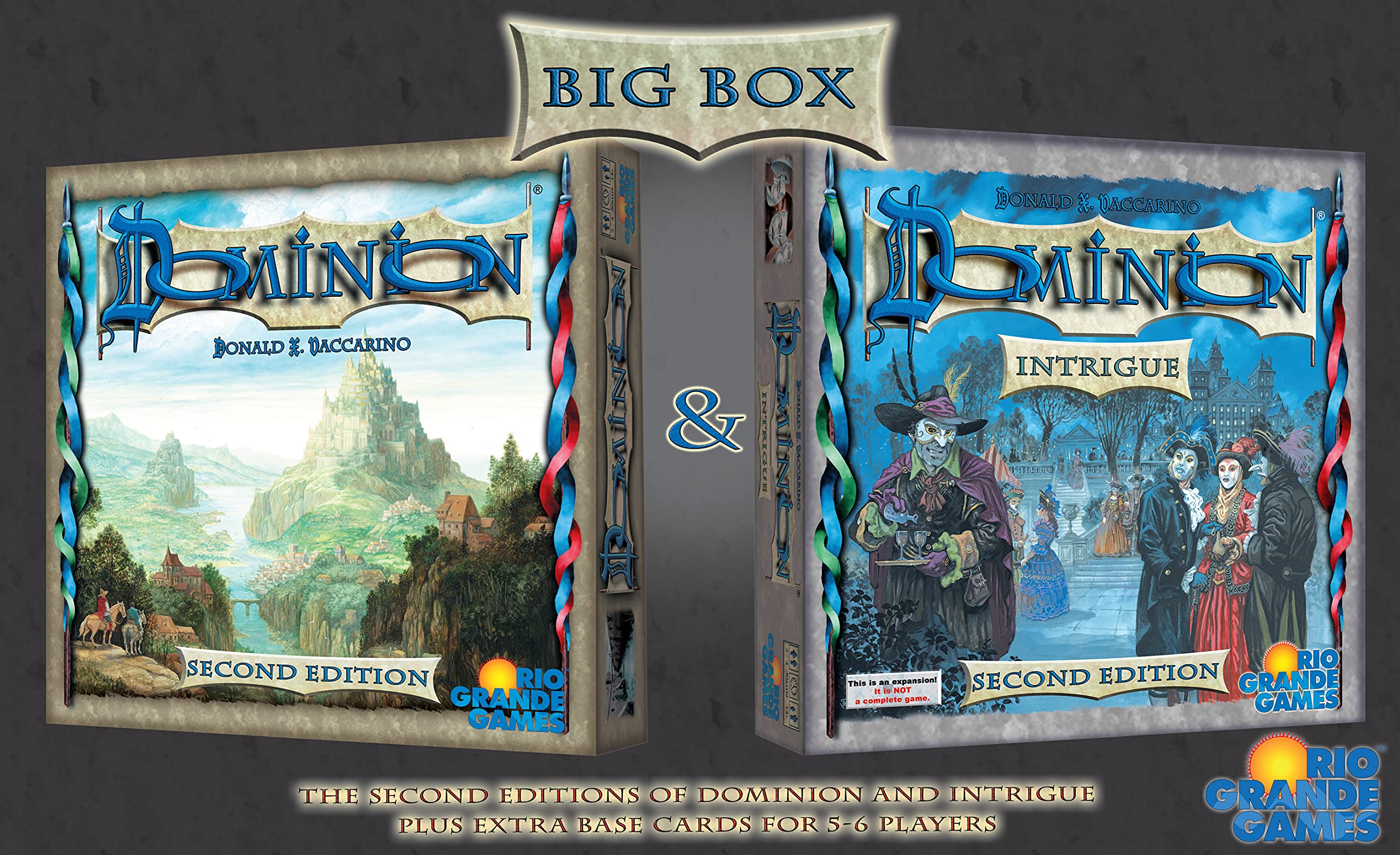 Rio Grande Games Dominion Big Box 2nd Edition Board Game | Ages 13+ | 2 to 6 Players