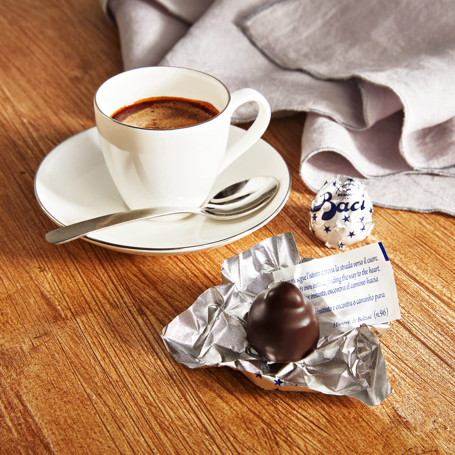 Baci - Assorted Bijou Chocolate Truffles with Hazelnuts, Dark & Milk, 175g 10