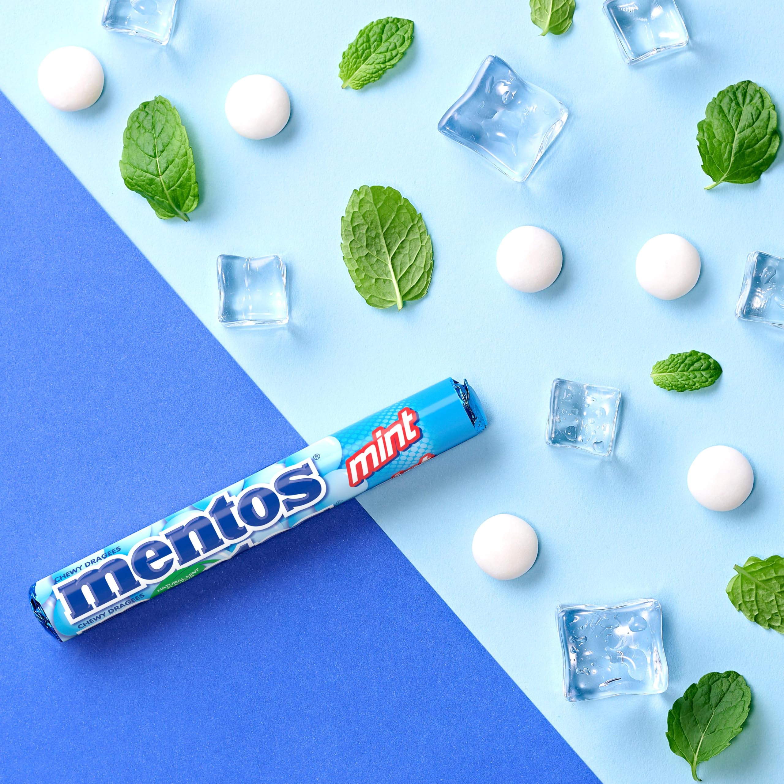 Mentos Mint Chewy Dragees – 40 x 38 g zuckerfreie Pfefferminzbonbons 7