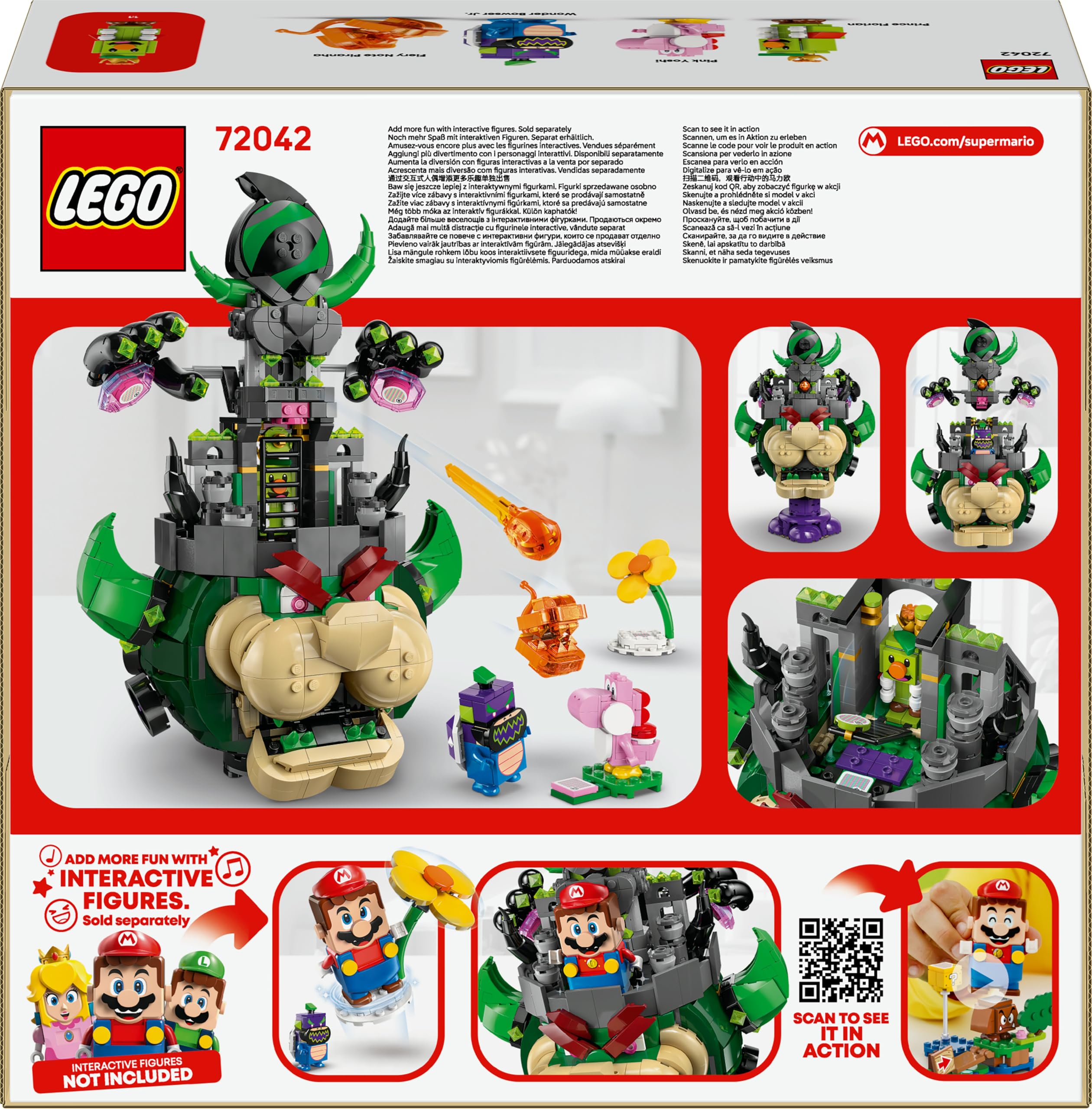 LEGO Super Mario Prince Florian & Castle Bowser - Interactive Building Set for Ages 9+ 12