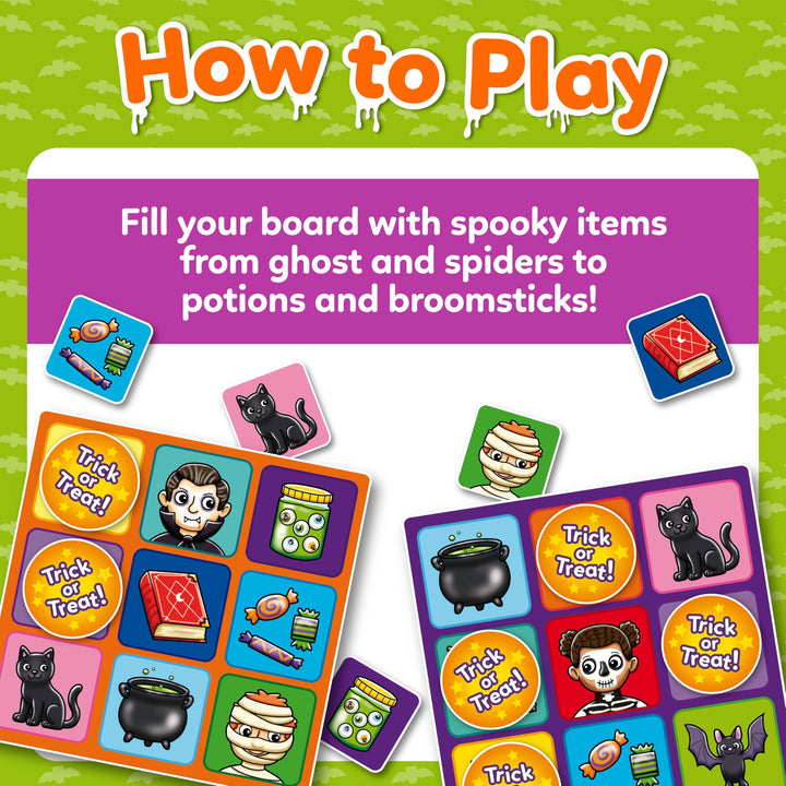 Orchard Toys Halloween Bingo – Compact Travel Board Game for Kids