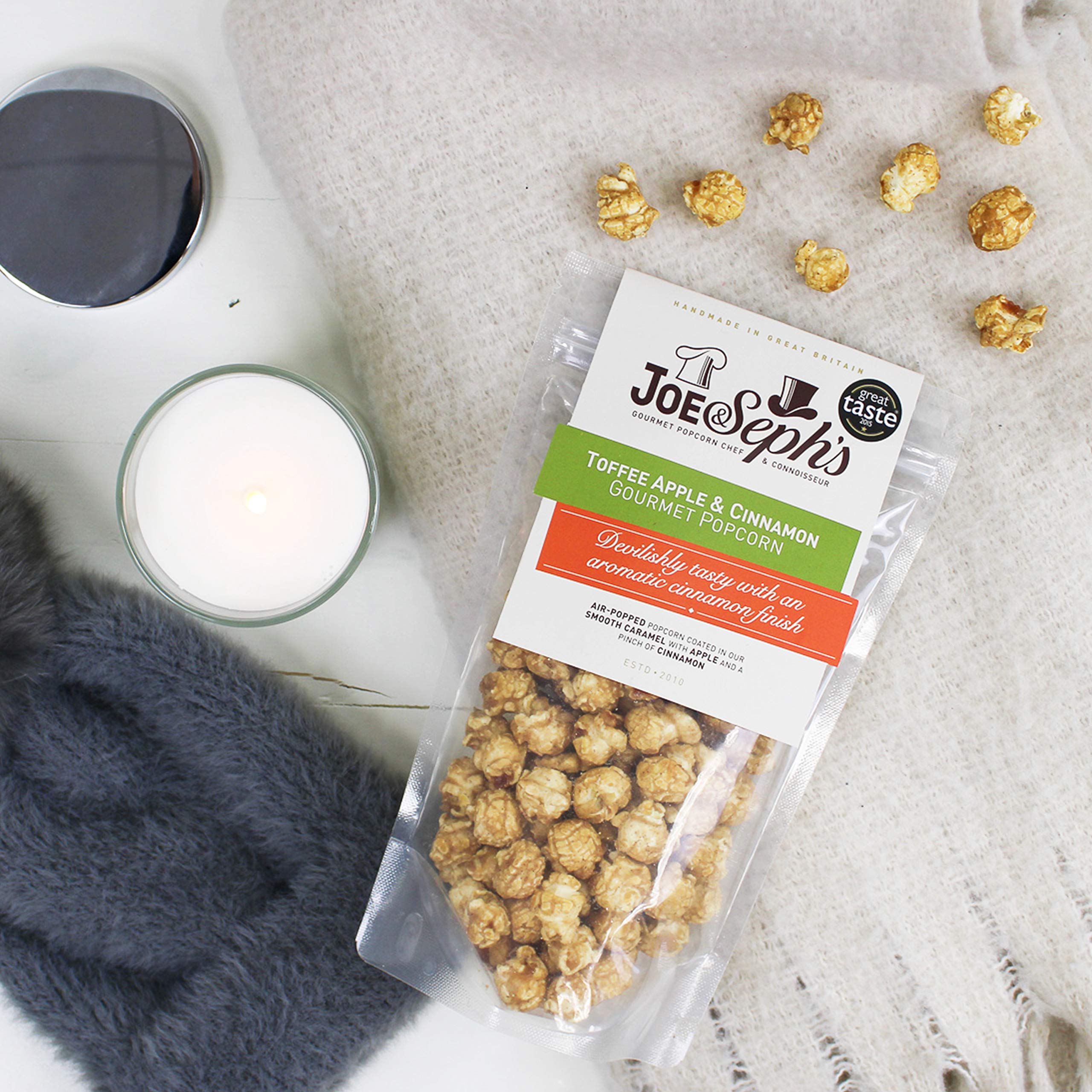 Joe &amp; Sephs Movie Night In Box – Gourmet-Popcorn &amp; Schokoladenstückchen-Geschenkset (500 g) 5