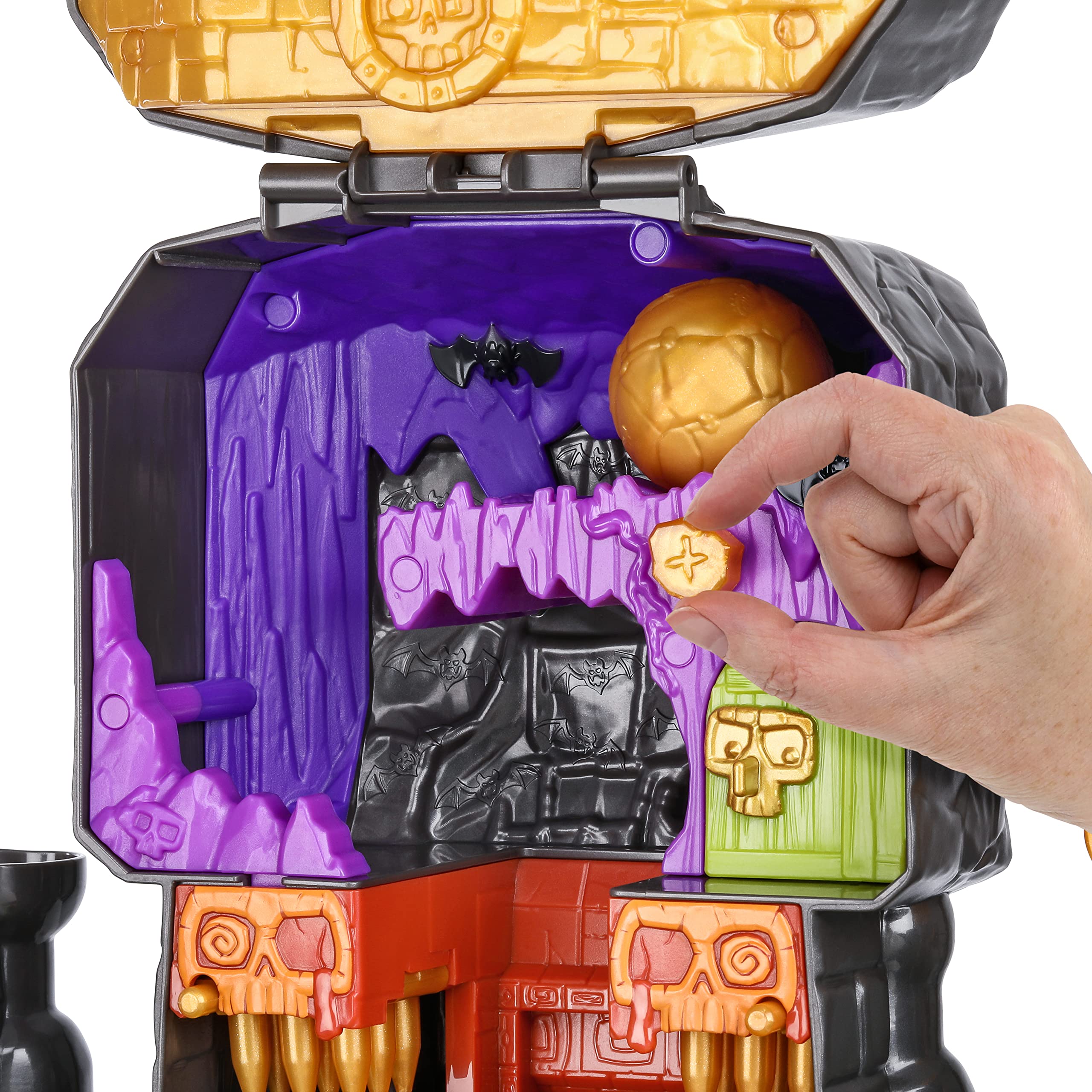 Treasure X Lost Lands Skull Temple Mega-Spielset – 40 Abenteuerlevel mit 4 Mikro-Actionfiguren 9