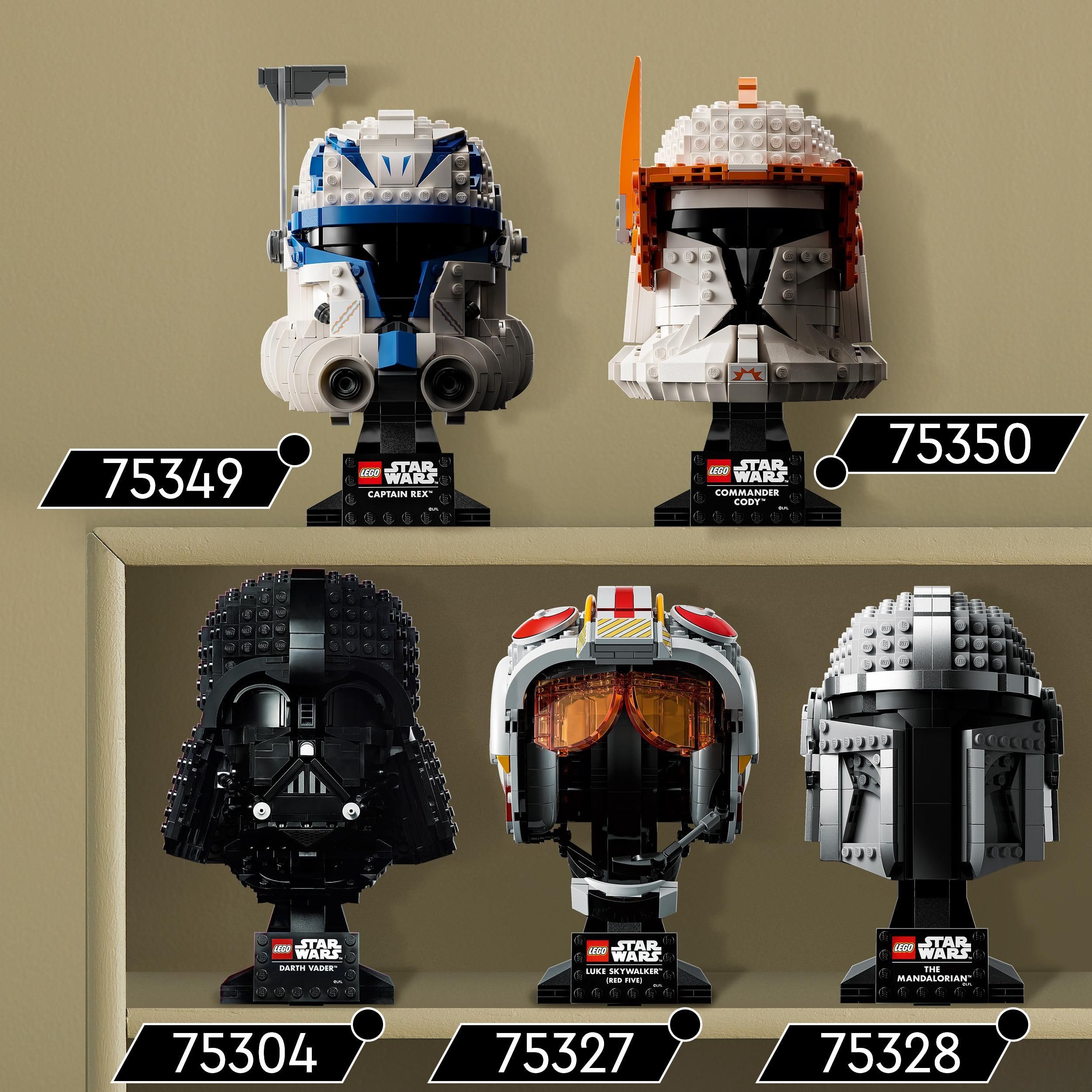 LEGO Star Wars Captain Rex Helmet 75349 - Collectible Building Set for Adults 8